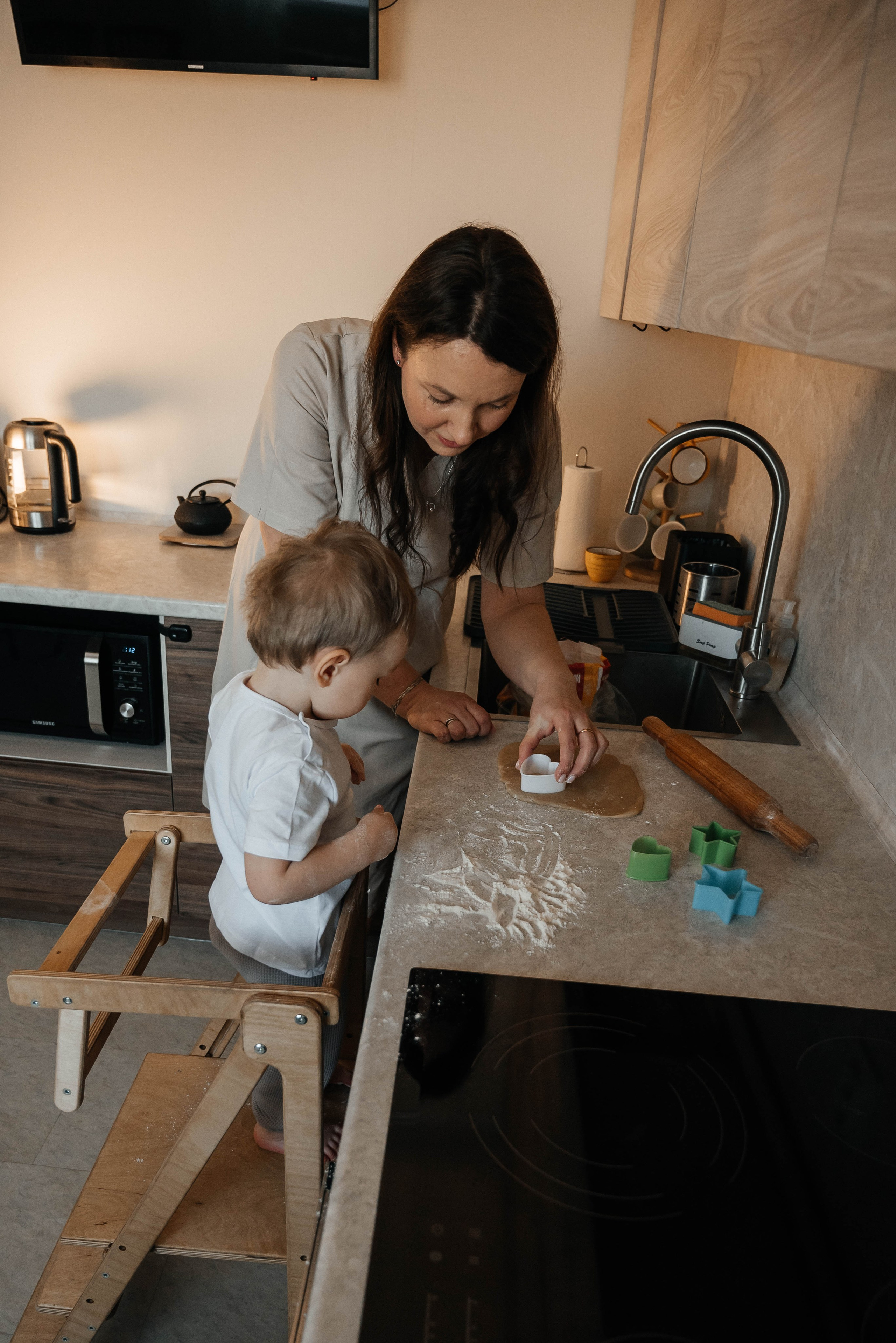 Домашняя съёмка для Марии и сынишки Миши. Свадебный и семейный фотограф г. Ярославль Савинская Анастасия