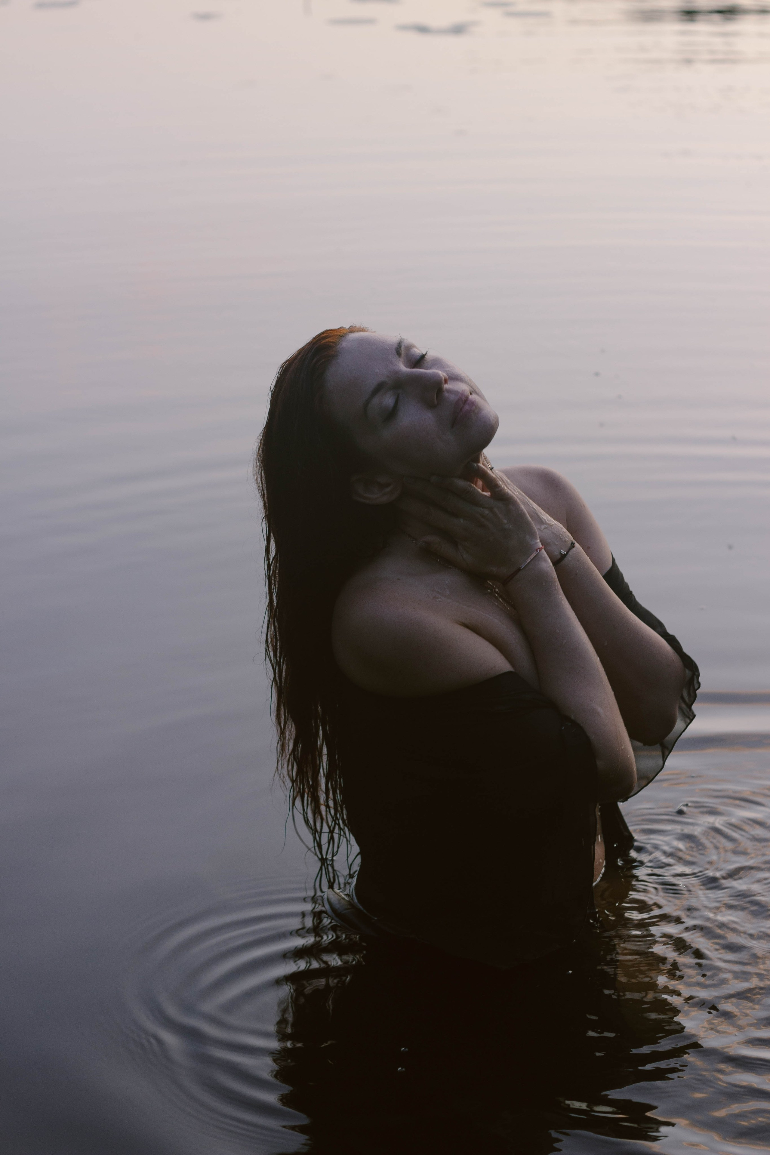 Маша. Закат. Озеро. Фотограф в Санкт-Петербурге Головина Анастасия