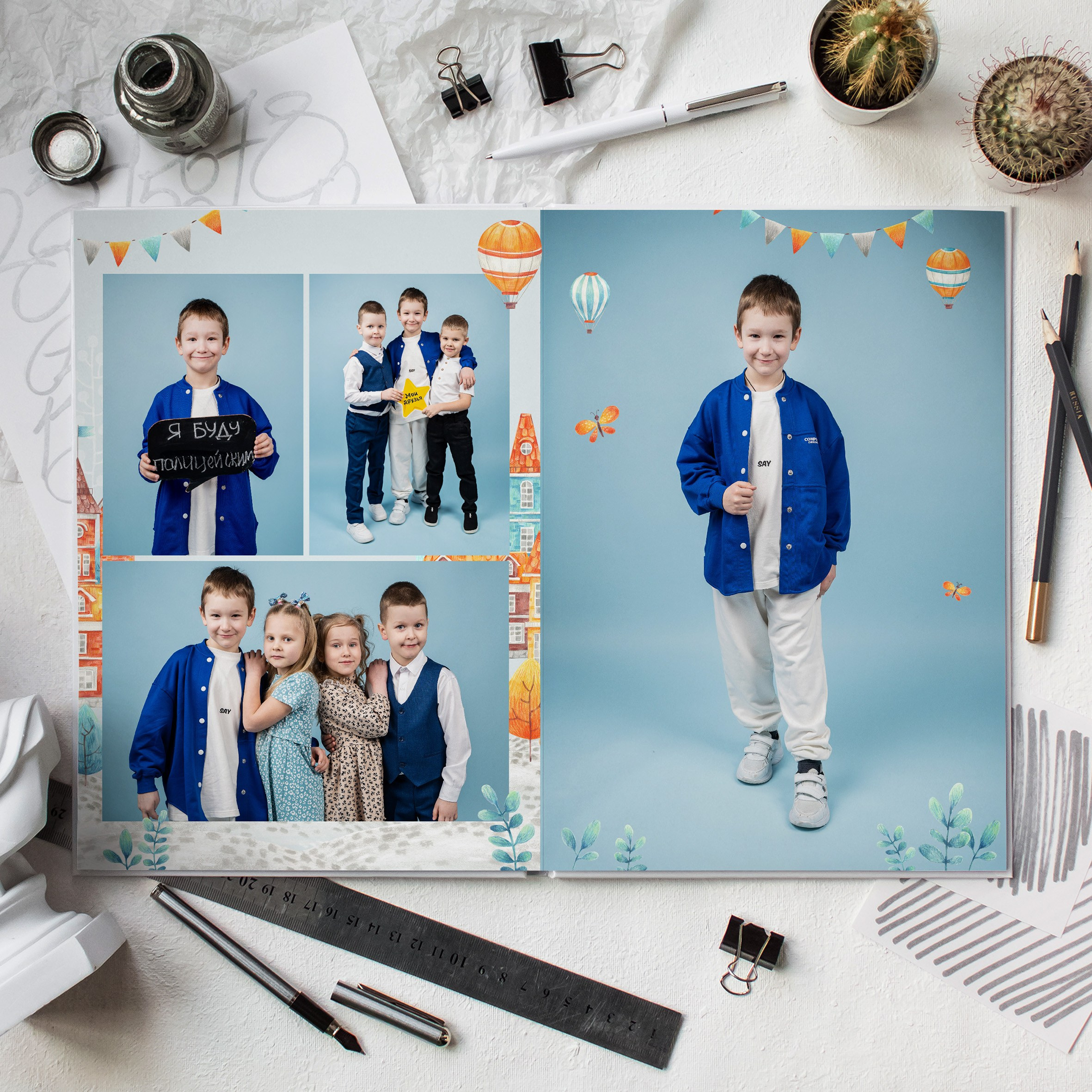 Выпускные альбомы. Детский сад. Фотограф Ольга Шупель