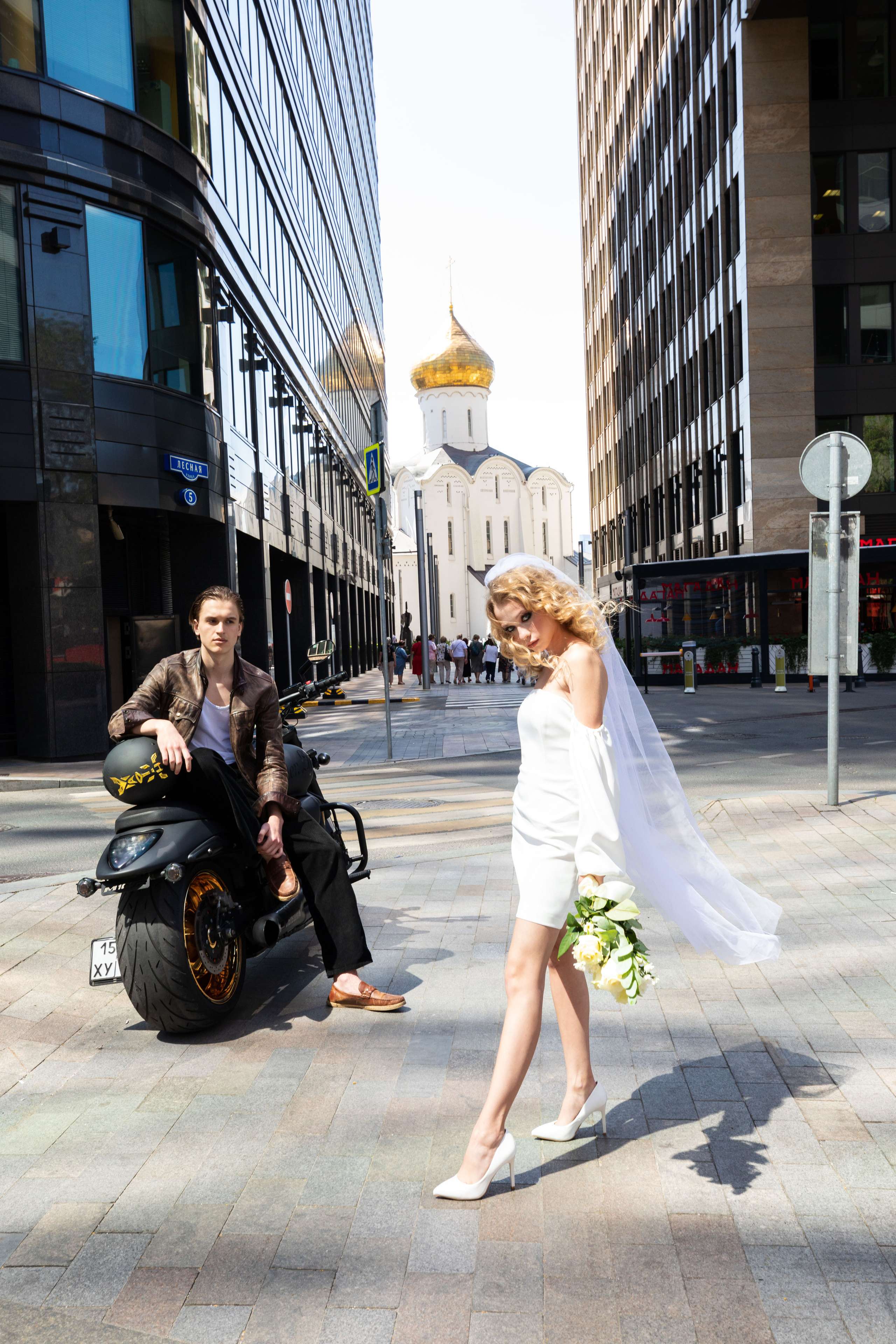 Moto Wedding. Воройская Анна