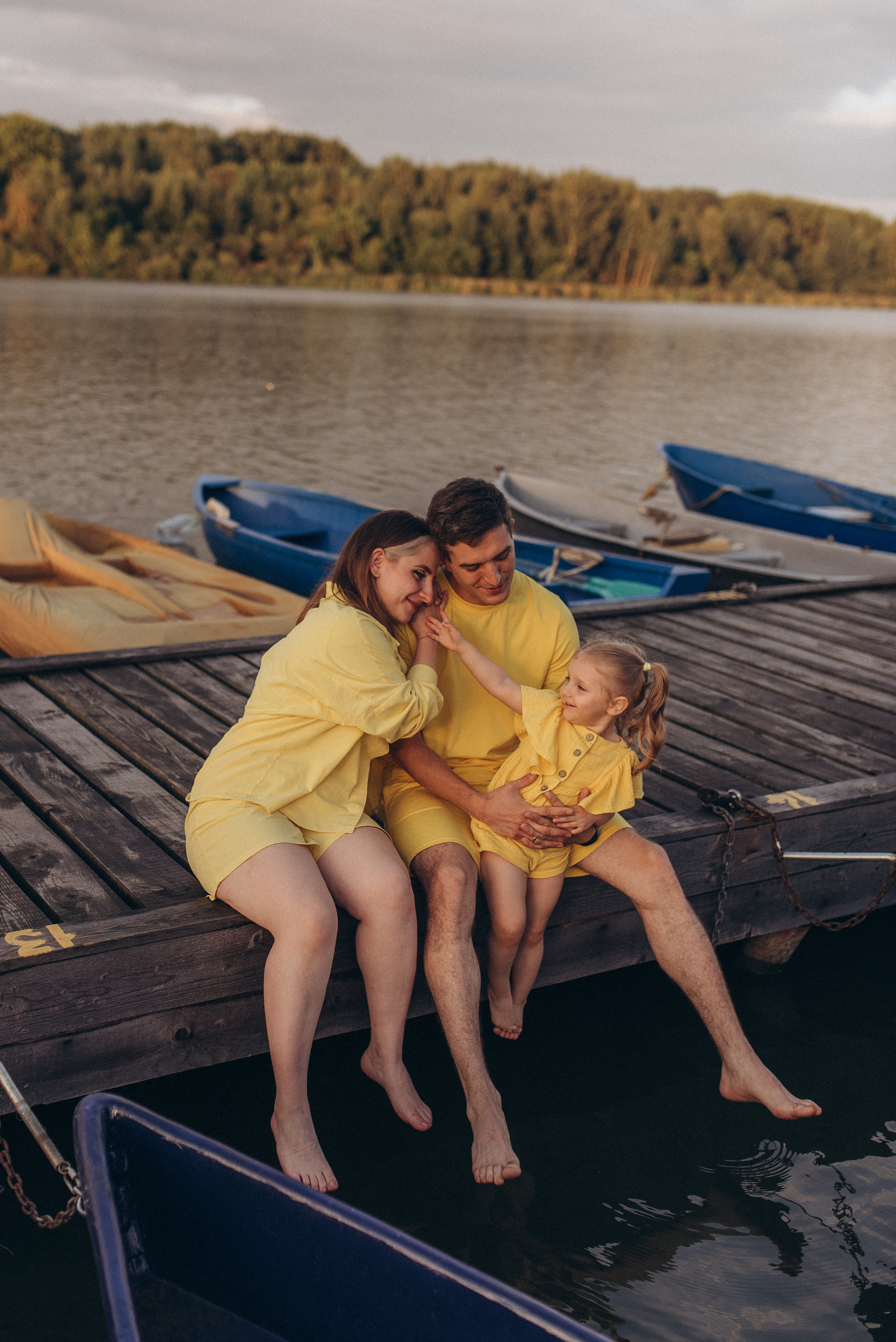 Летняя прогулка на закате. Семейный фотограф в Москве Екатерина Север
