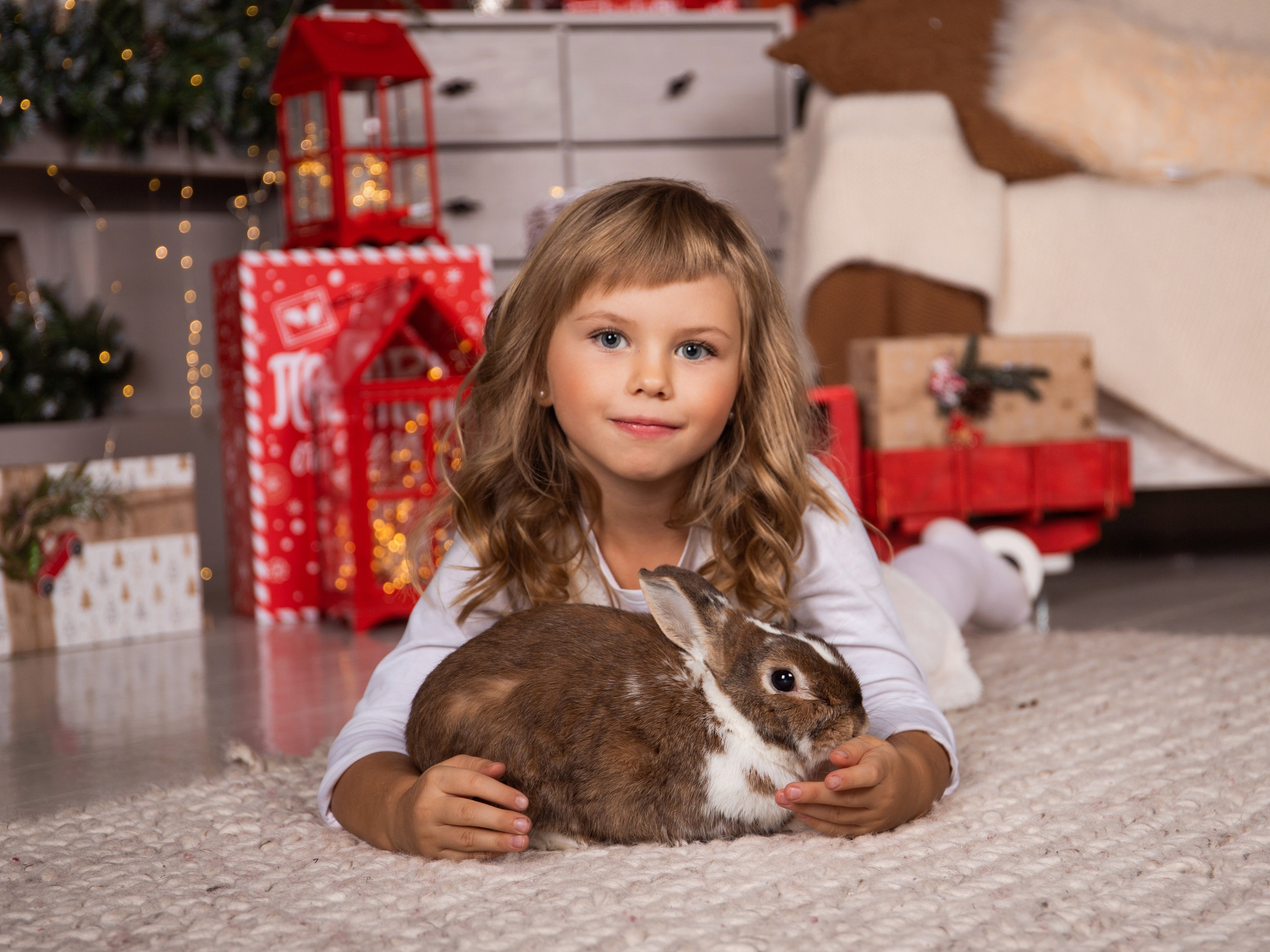 Новогодняя семейная съемка в студии. Свадебный и семейный фотограф в Москве Мила Широких