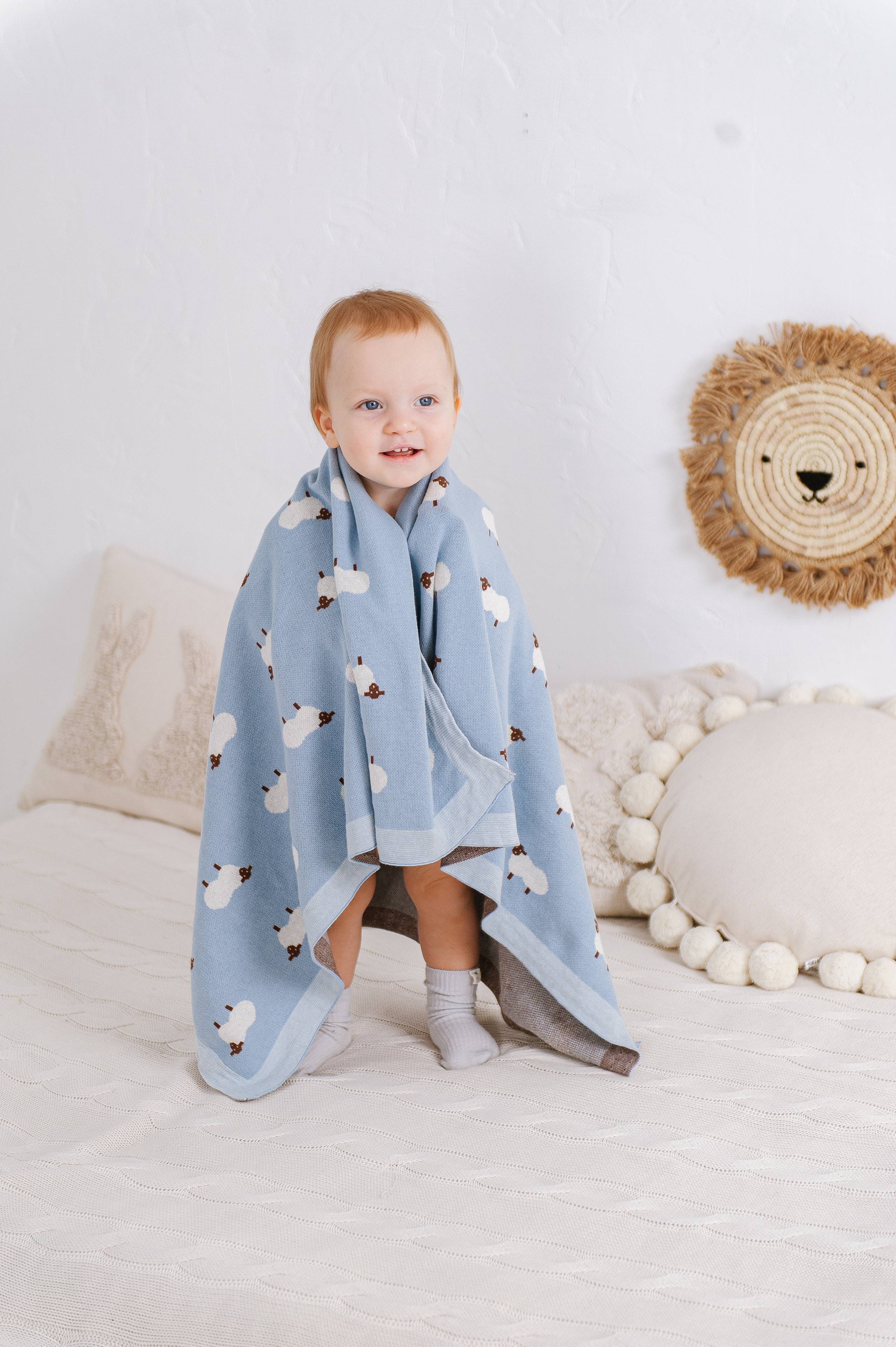 Детские пледы/пеленки/носочки. Ozon/wb