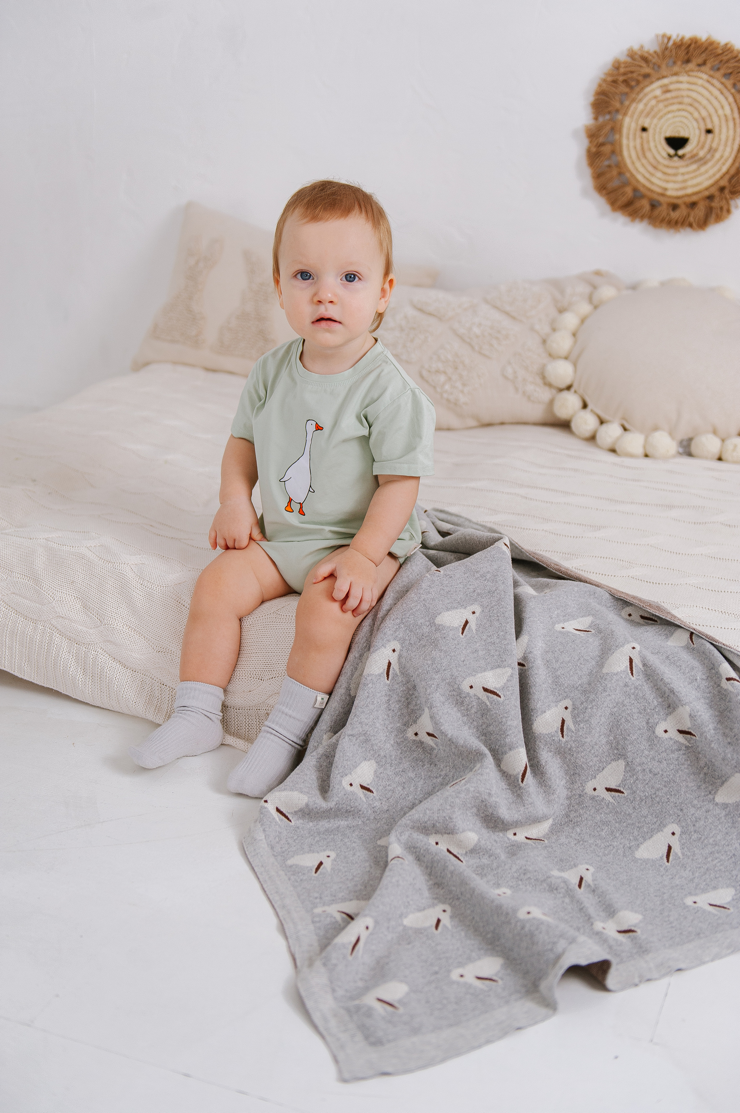 Детские пледы/пеленки/носочки. Ozon/wb