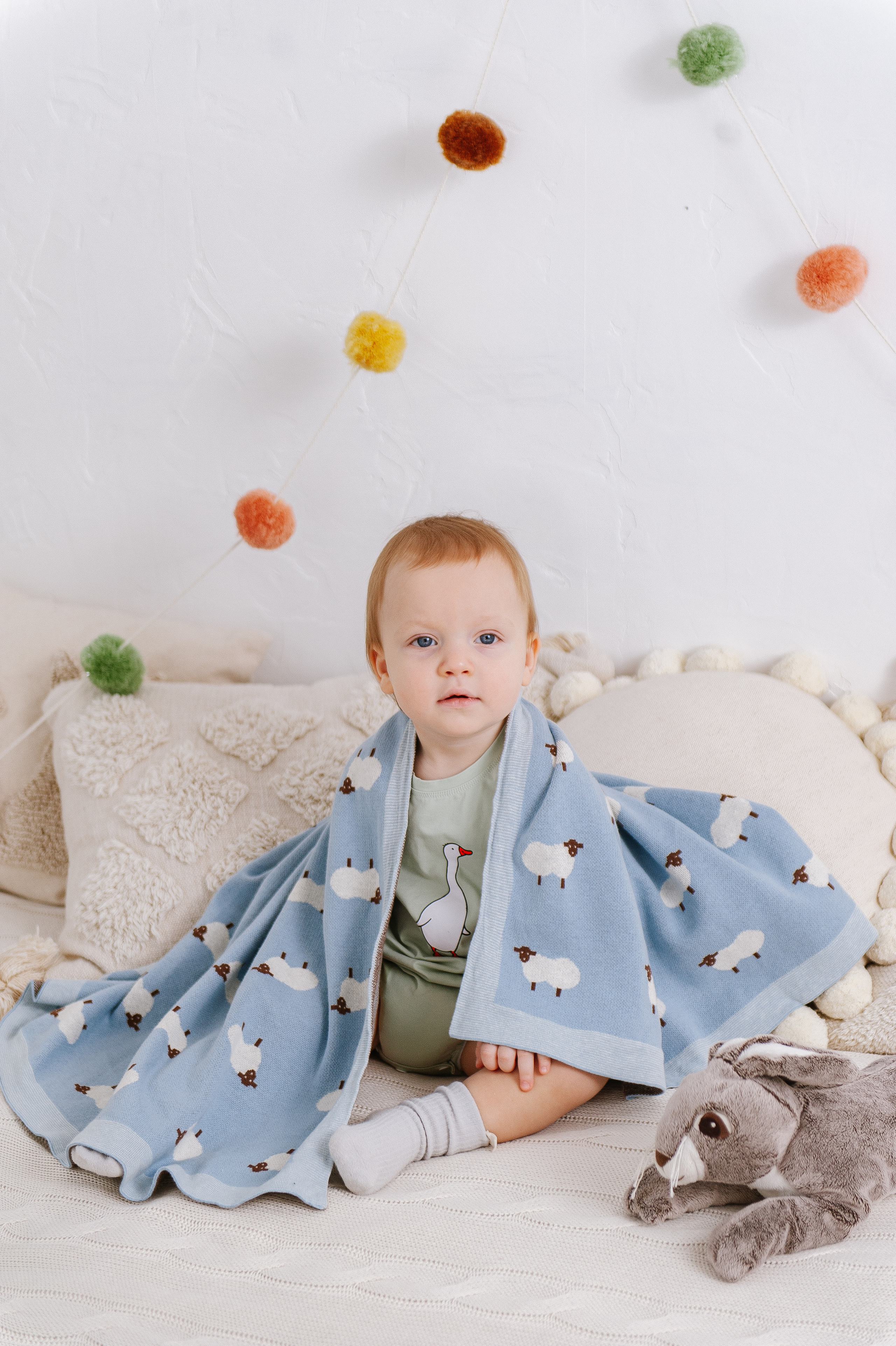 Детские пледы/пеленки/носочки. Ozon/wb