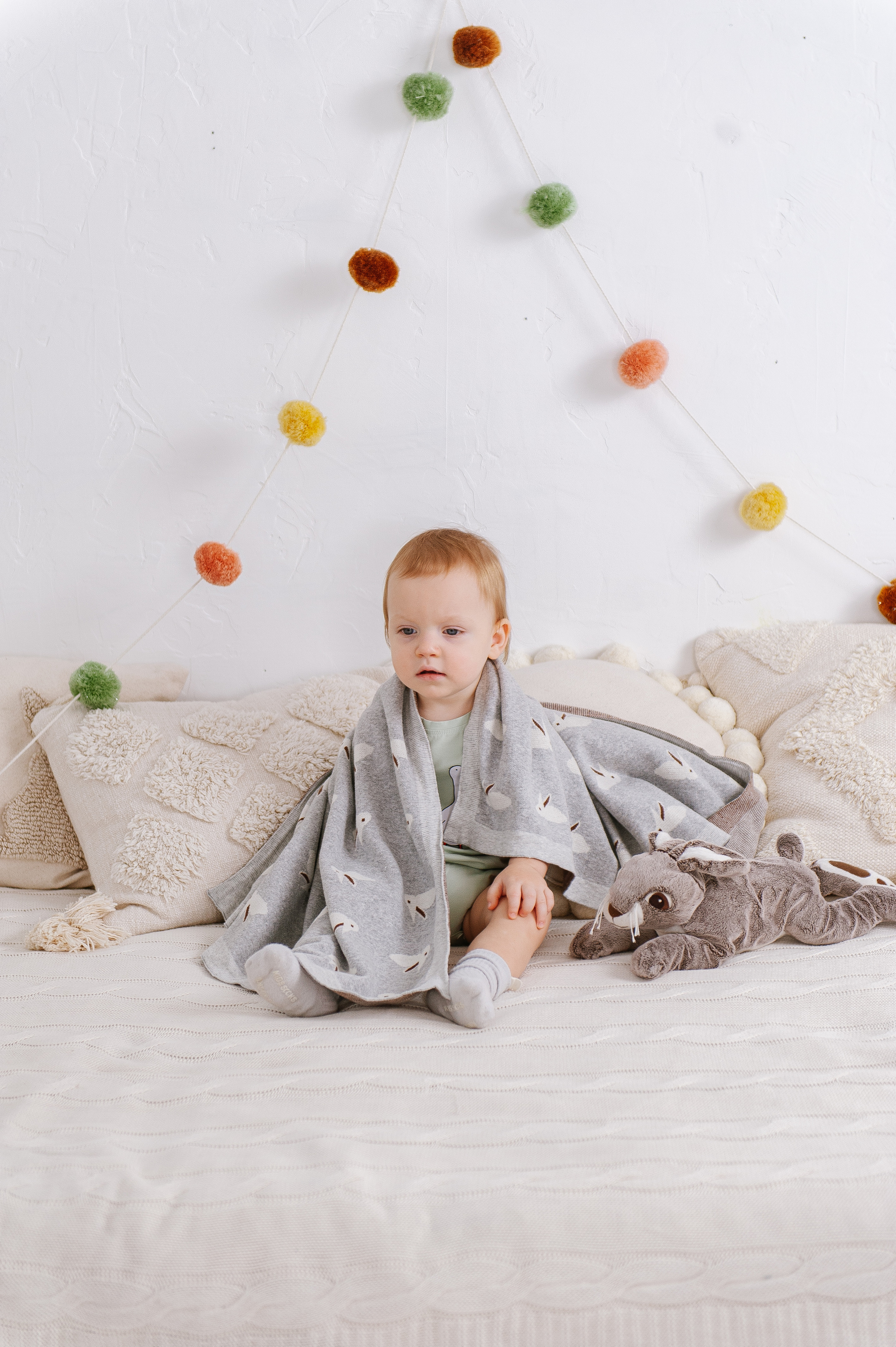 Детские пледы/пеленки/носочки. Ozon/wb