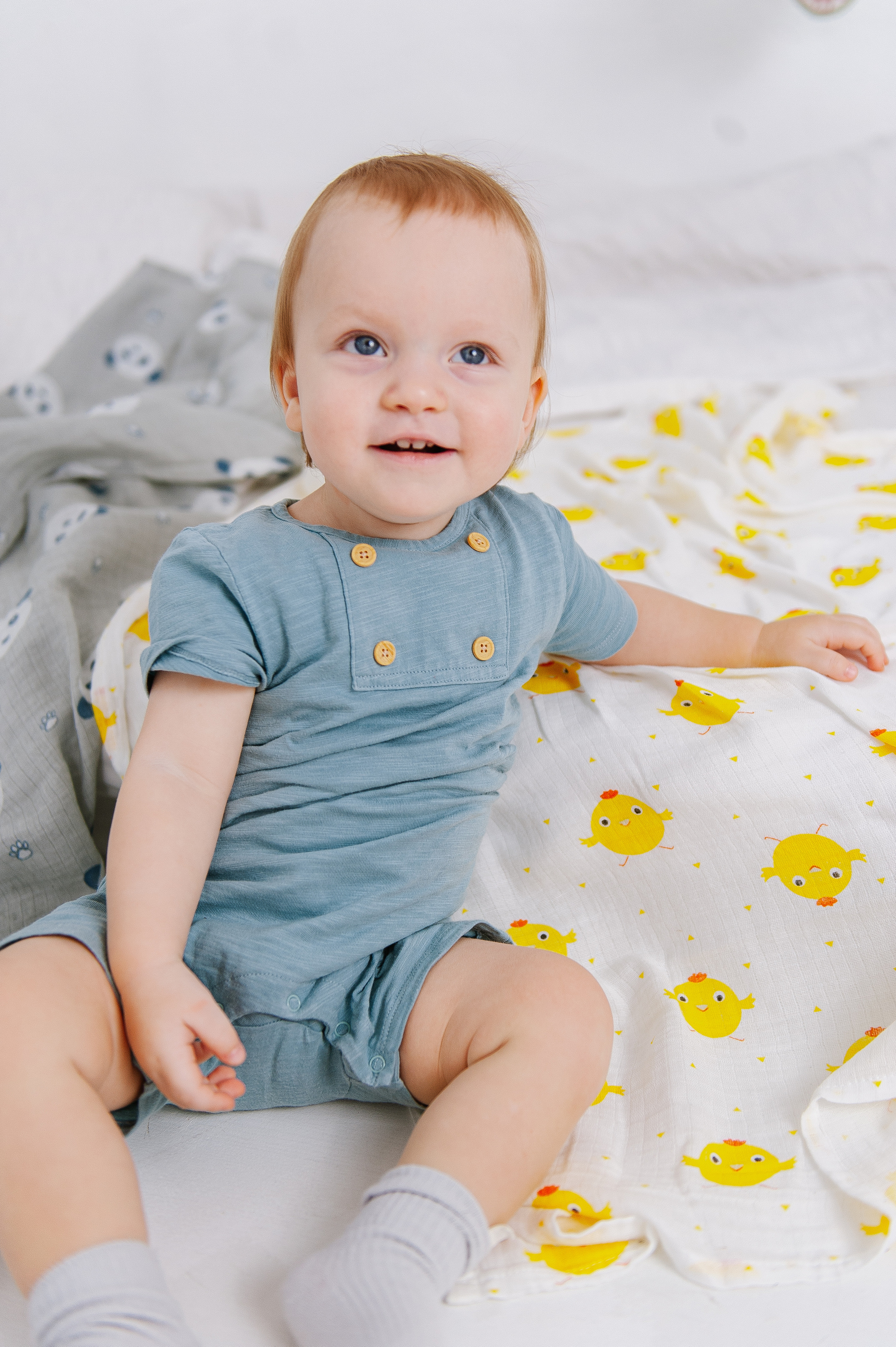 Детские пледы/пеленки/носочки. Ozon/wb