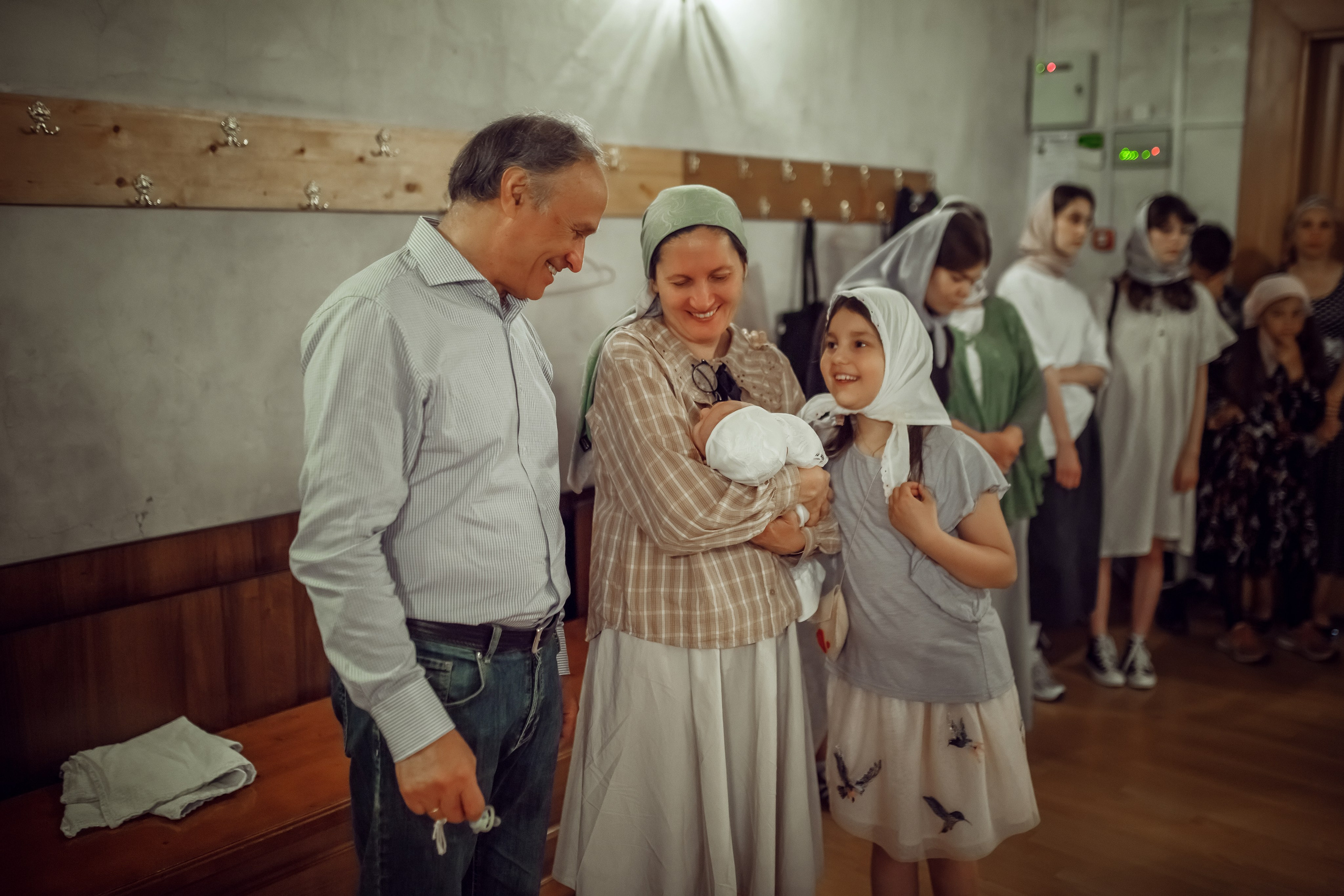 Крещение Александры. Фотограф на Крещение, семейный фотограф в Москве