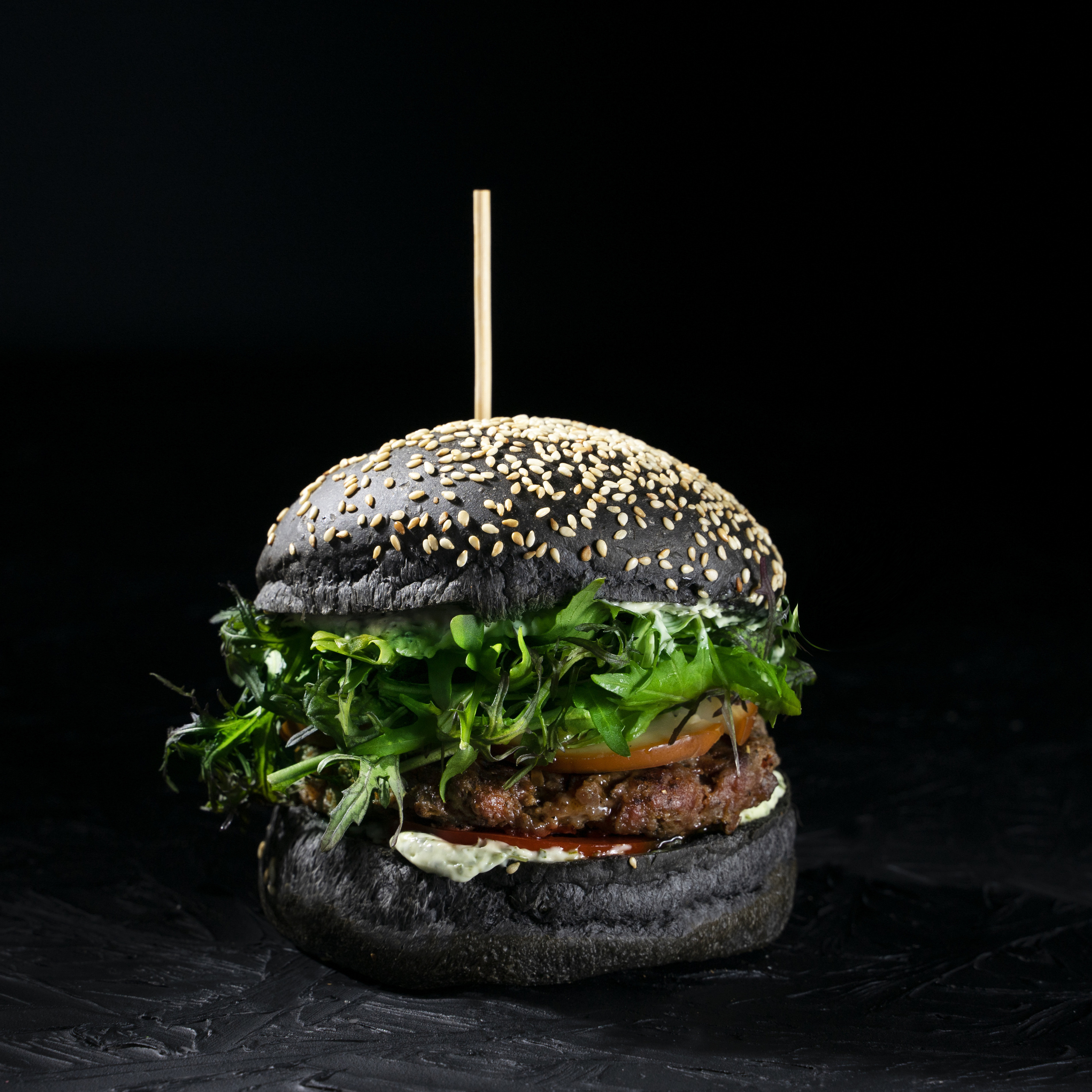 черный бургер 