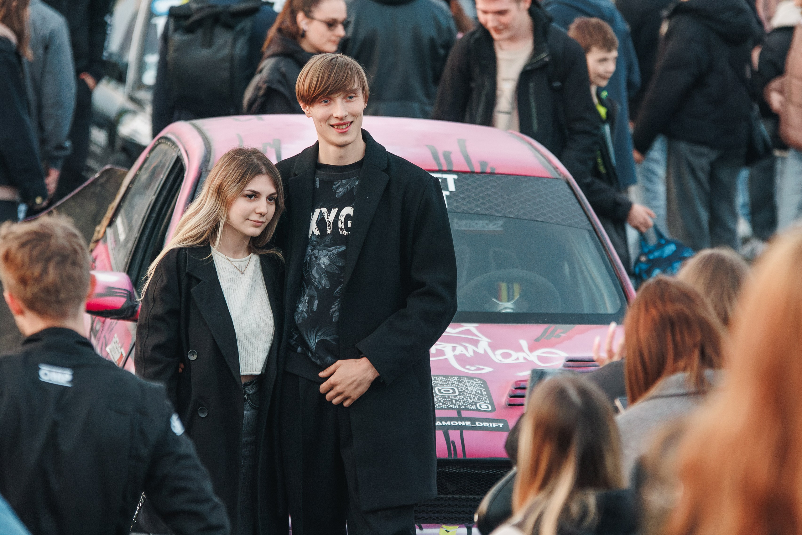 Выставка и дрифт машин. Репортажный фотограф. Москва. Алина Ланская