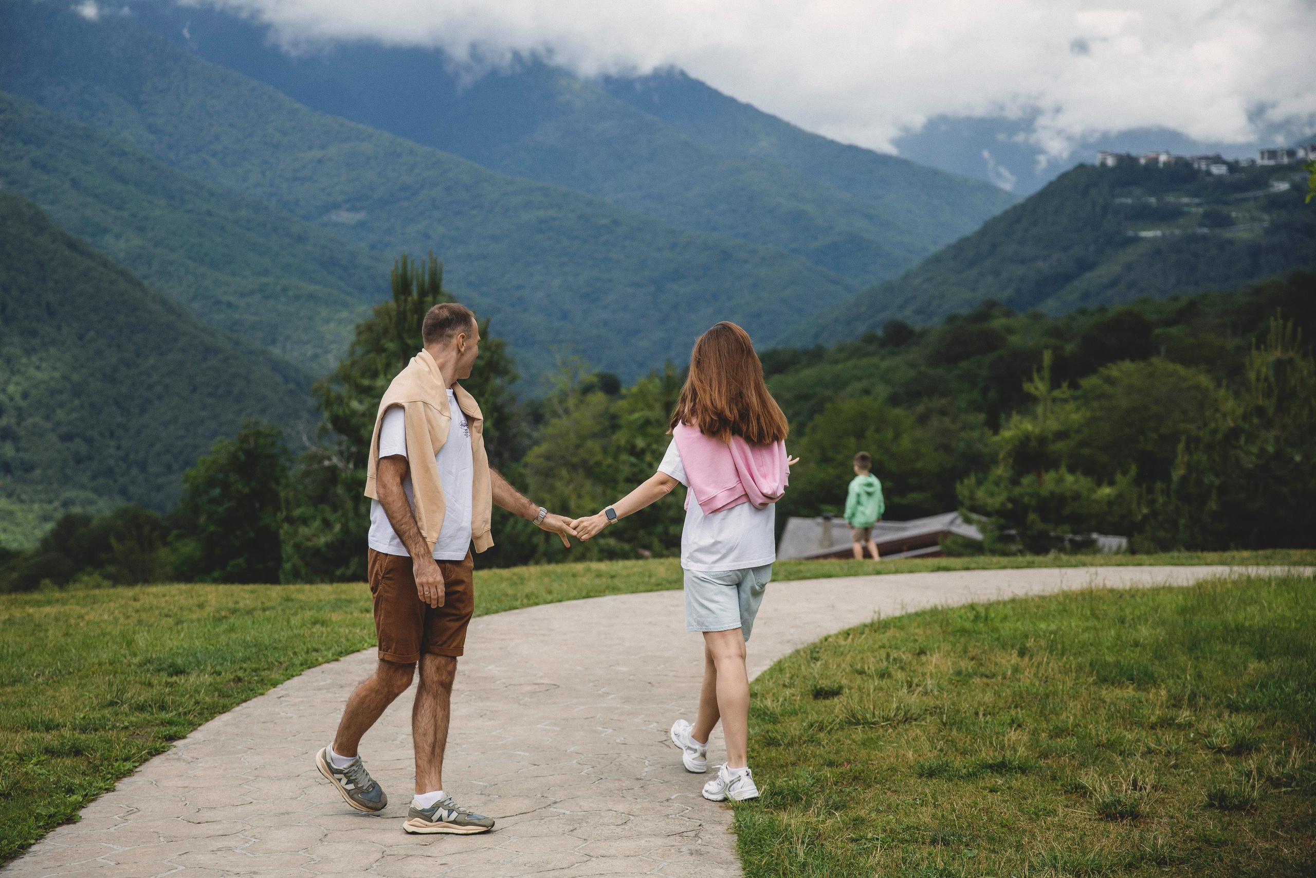 Александра и семья, Красная поляна. Свадебный и семейный фотограф Колоскова Мария (Сочи и весь мир)