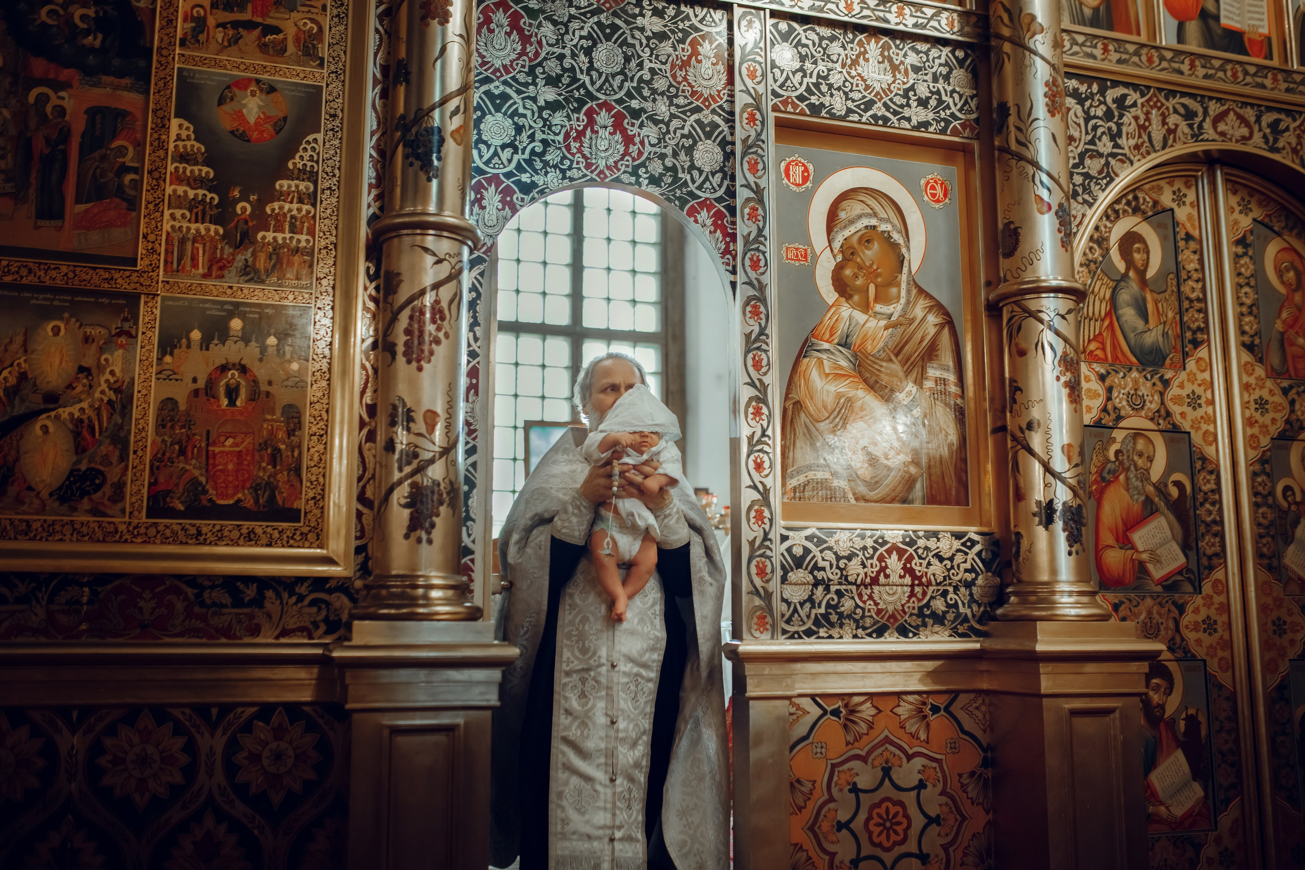 Крещение Арсения. Фотограф на Крещение, семейный фотограф в Москве