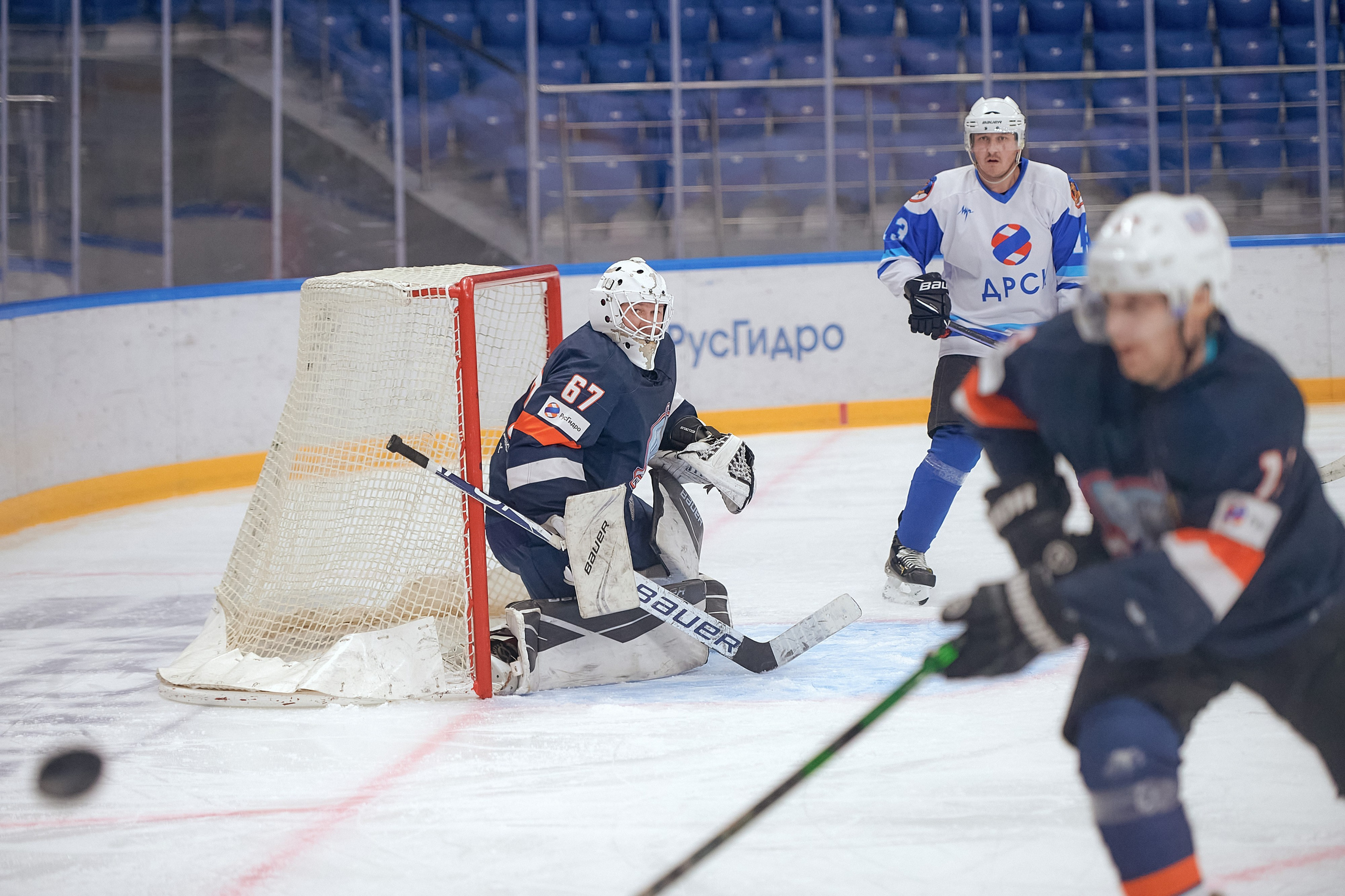 Портфолио репортажной фотосъёмки: Кристалл арена — Хоккей — РусГидро. Фотограф Яковлев Роман — Красноярск