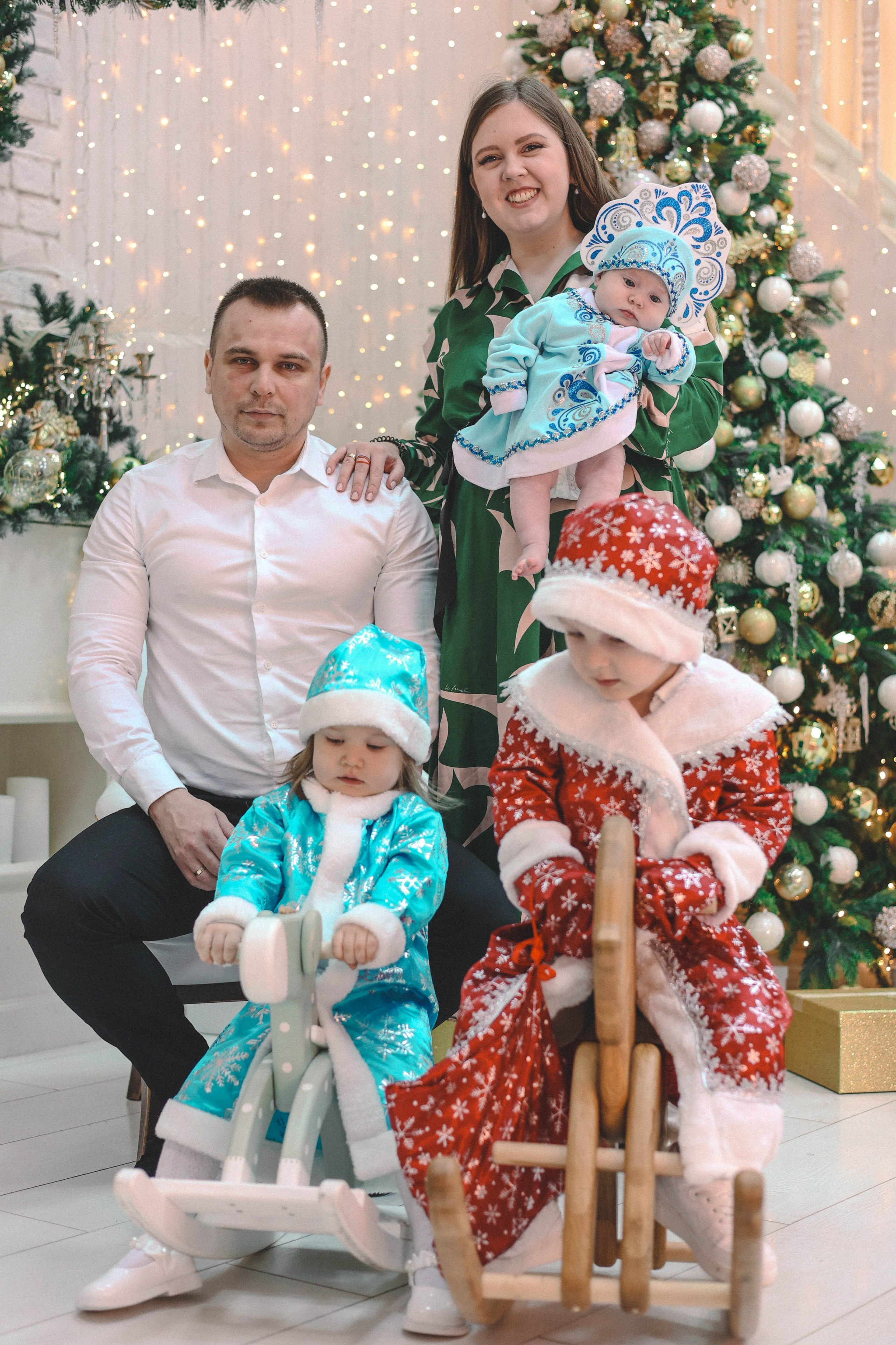 Новогодняя история «Яна и ее семья». Фотограф в Москве Анастасия Калинина