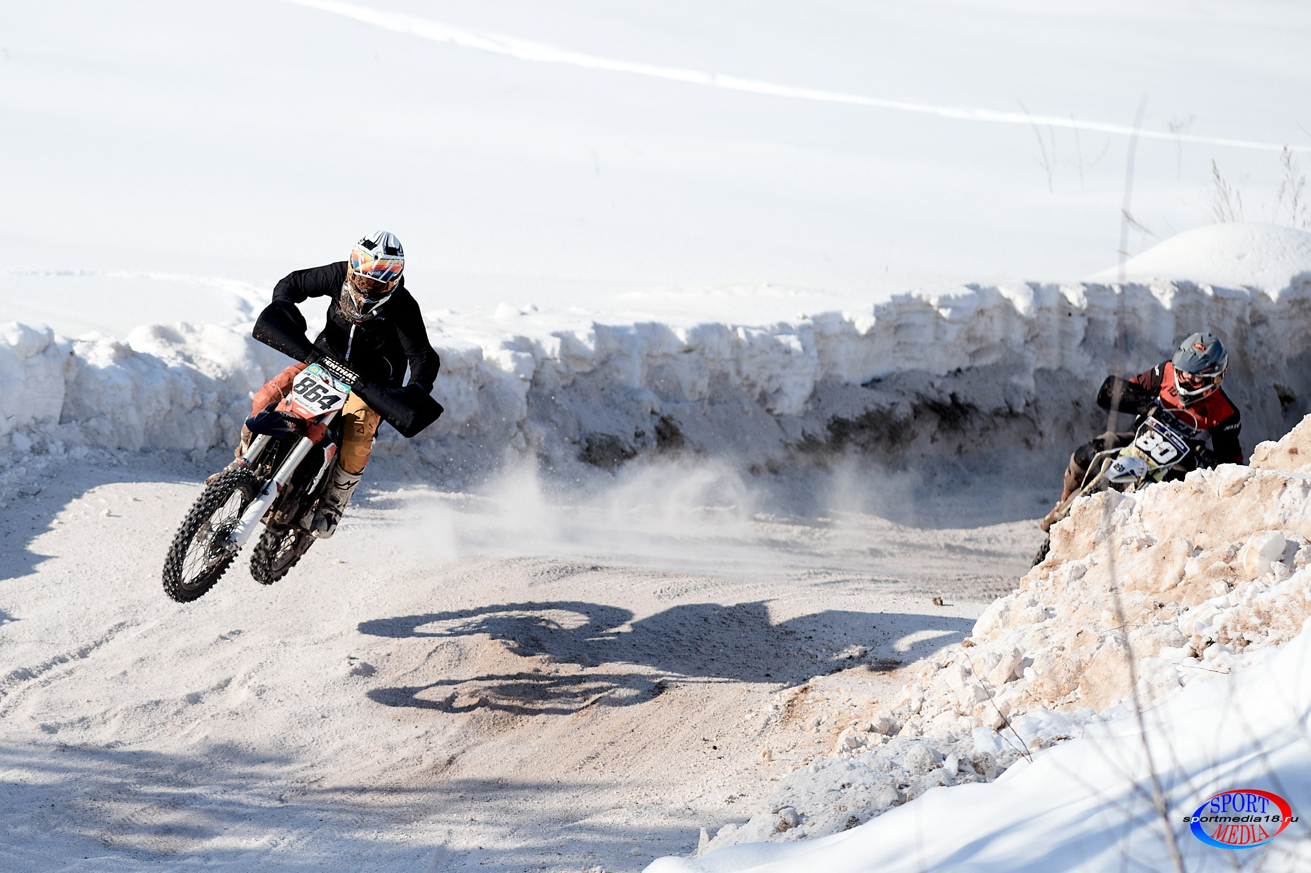 3 этап Кубка Удмуртской Республики по мотокроссу. Воткинск 23.02.2025. Спортивный репортажный фотограф в Ижевске Сергей Мерзляков