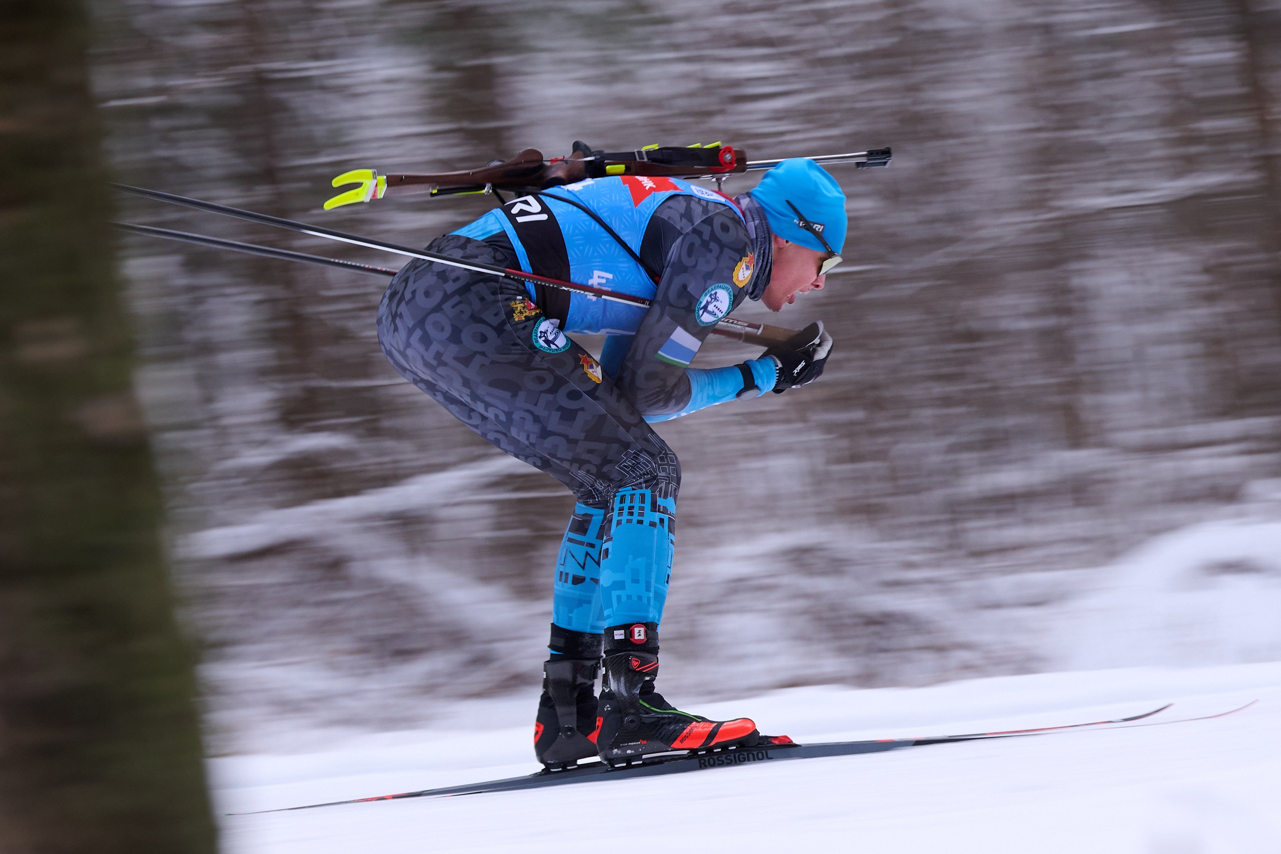 Биатлон. Чемпионат России — 2024/2025, 3-й этап, Ижевск. Спринт. Мужчины. Спортивный репортажный фотограф в Ижевске Сергей Мерзляков