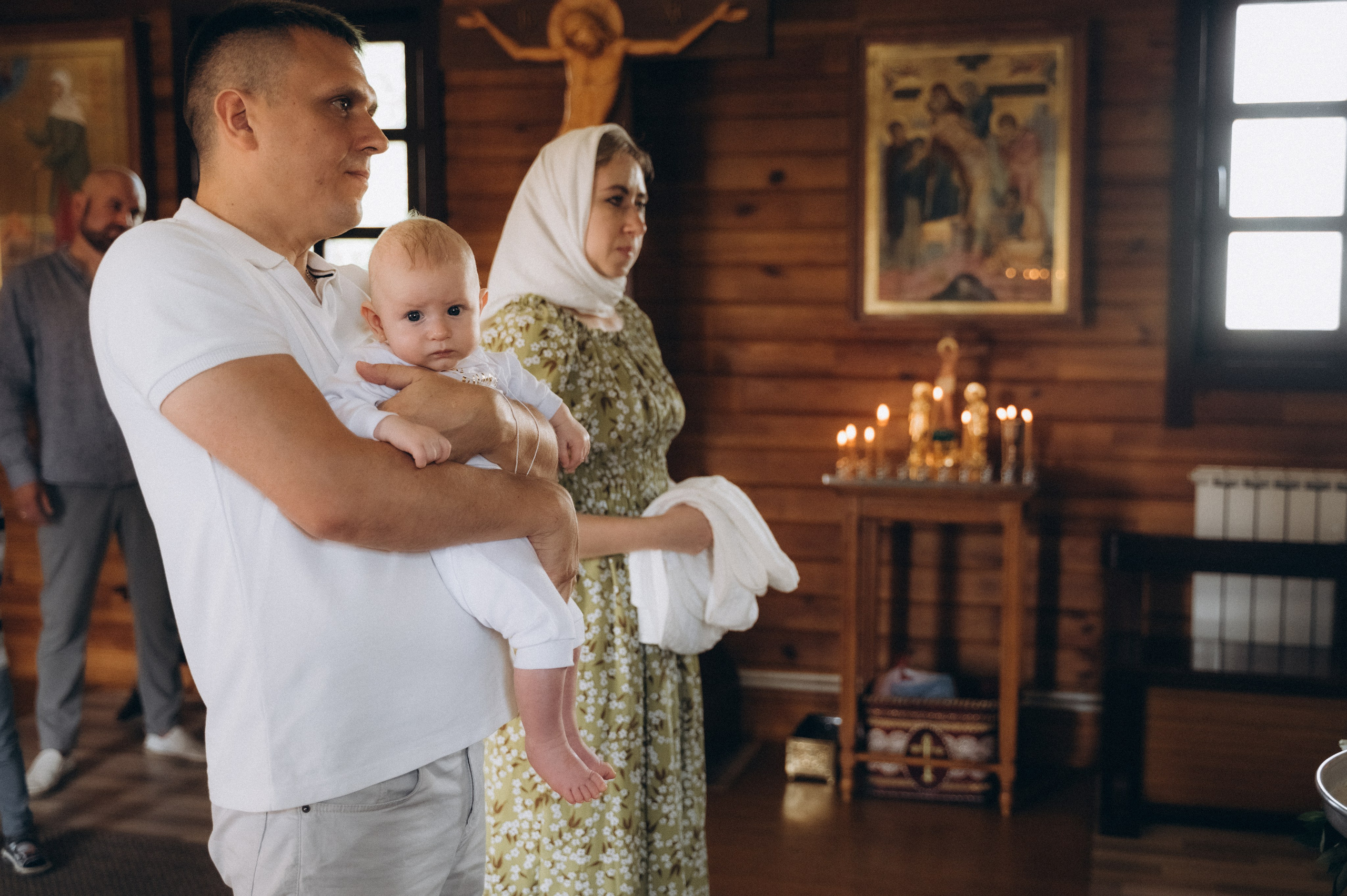 Крещение Марка (ХРАМ СВЯТИТЕЛЯ НИКОЛАЯ ЯПОНСКОГО). Семейный фотограф в Минске Дарья Дреко
