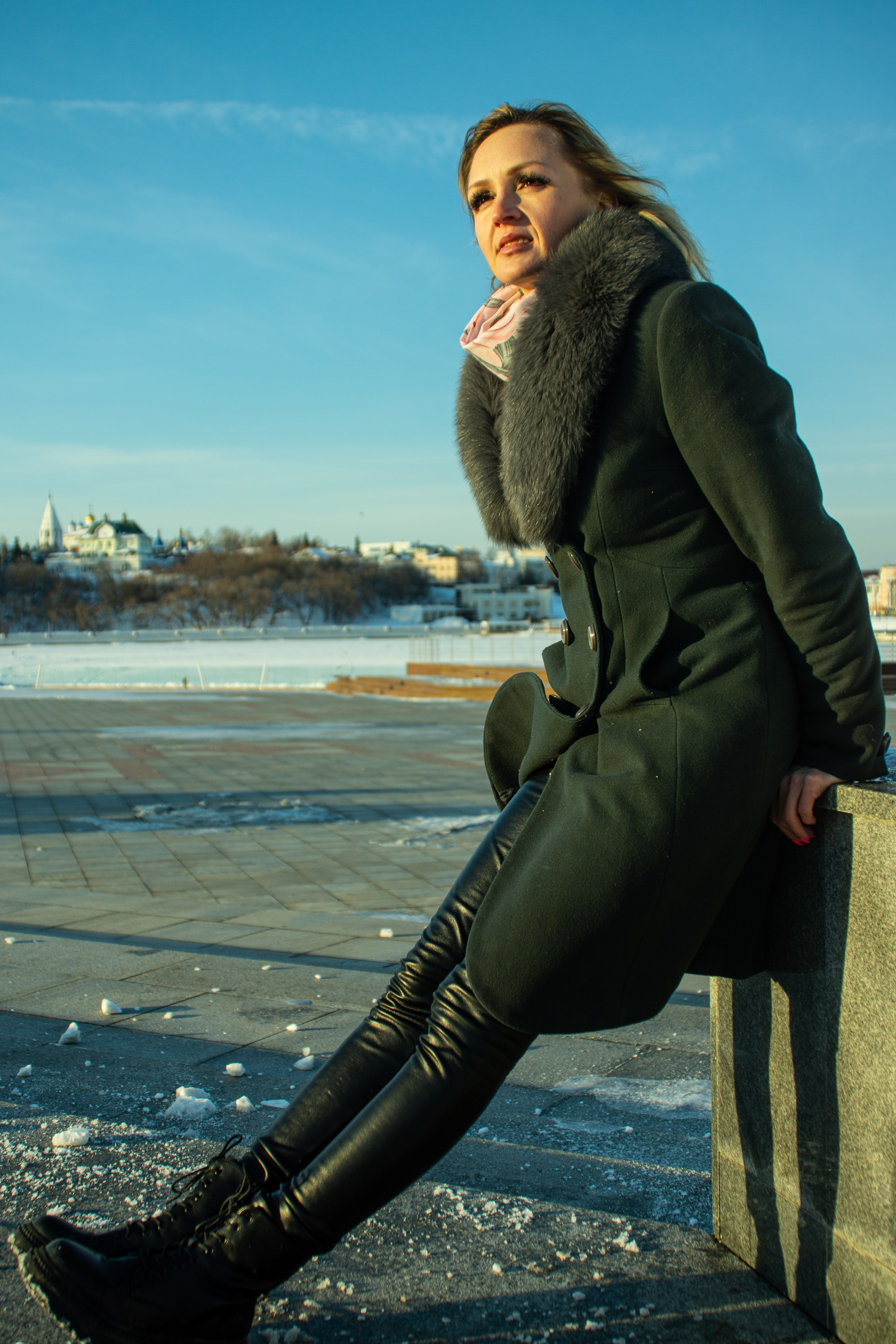 Ранняя весна. Разноплановый фотограф в Москве