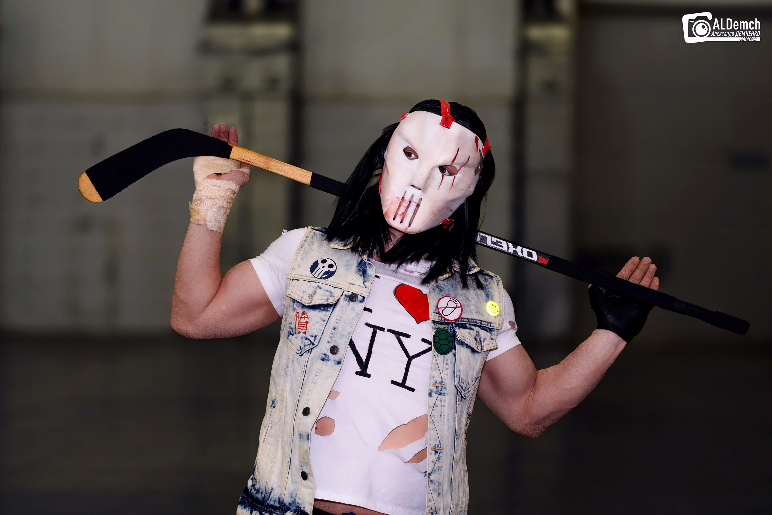 Эйприл О’Нил и Кейси Джонс из Черепашек-ниндзя косплей