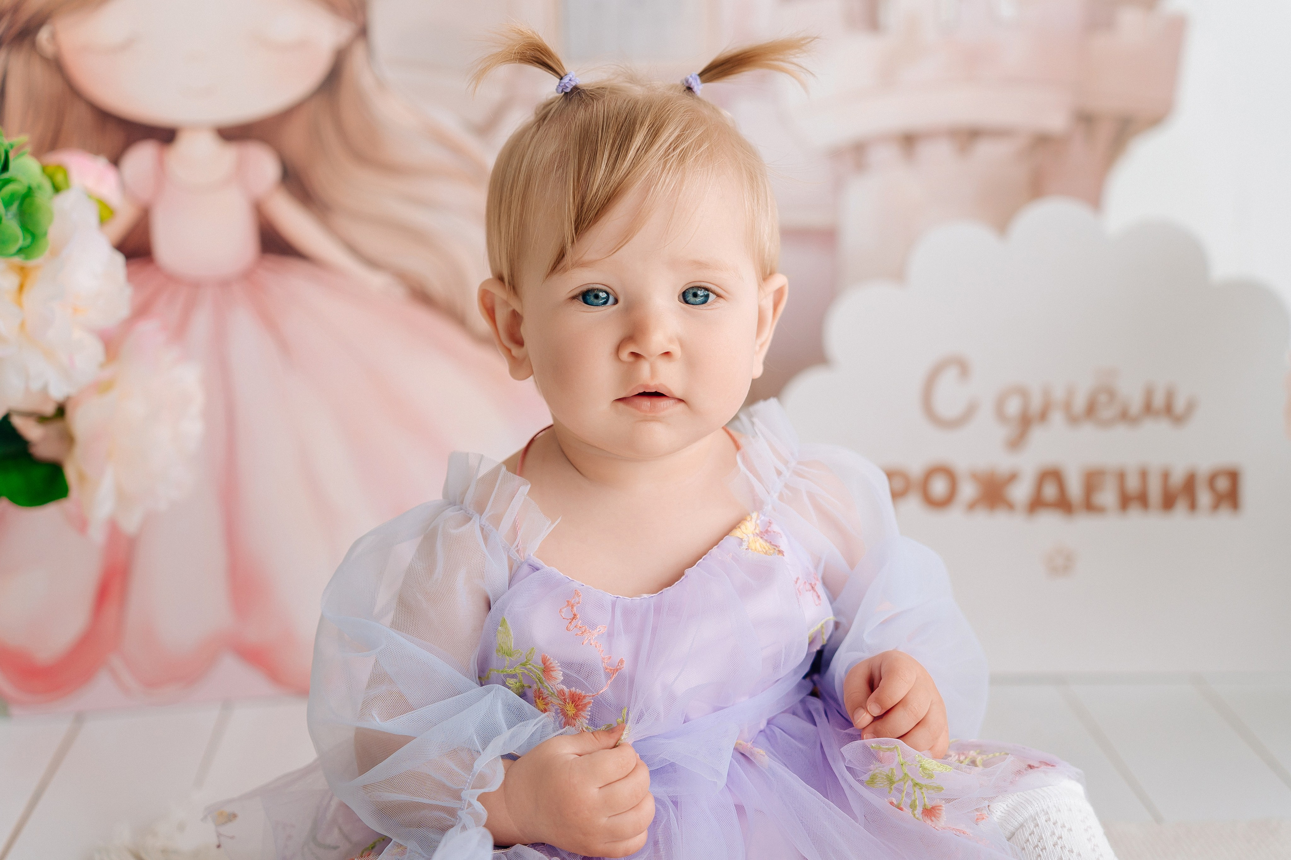 1 годик. «Лама» Детская фотостудия Уфа
