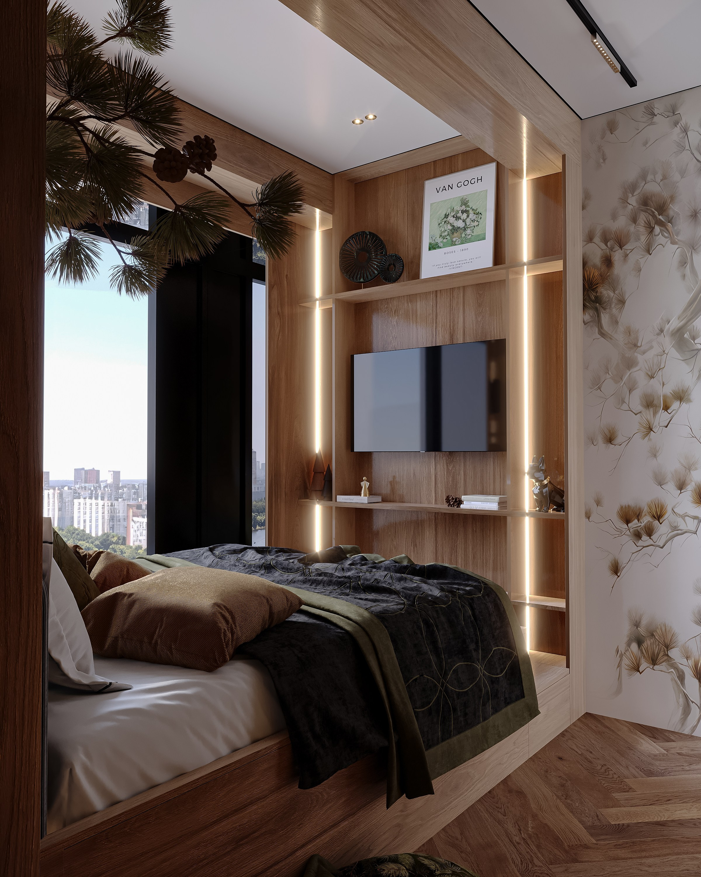 Квартира 60 м². 3Д-Визуализация Наталья Макогонова