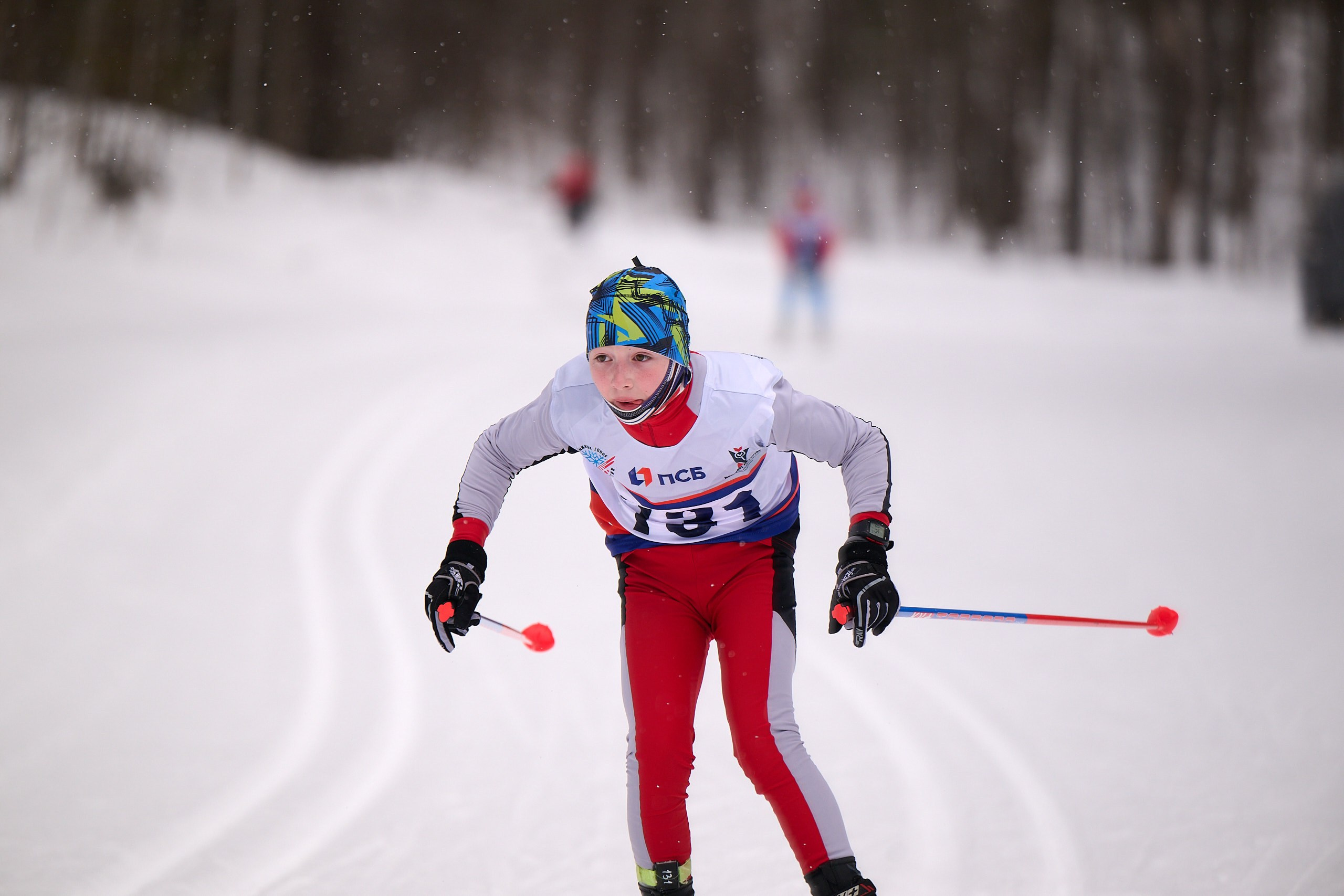 Всероссийские соревнования по лыжным гонкам «Пионерская правда». Ижевс. Спортивный репортажный фотограф в Ижевске Сергей Мерзляков