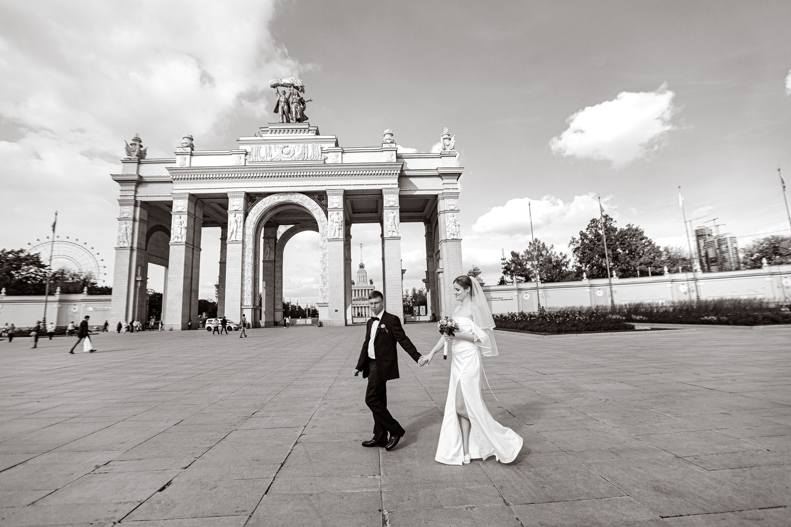 Анастасия и Денис (ВДНХ). Свадебный фотограф в Москве Анастасия Шелест
