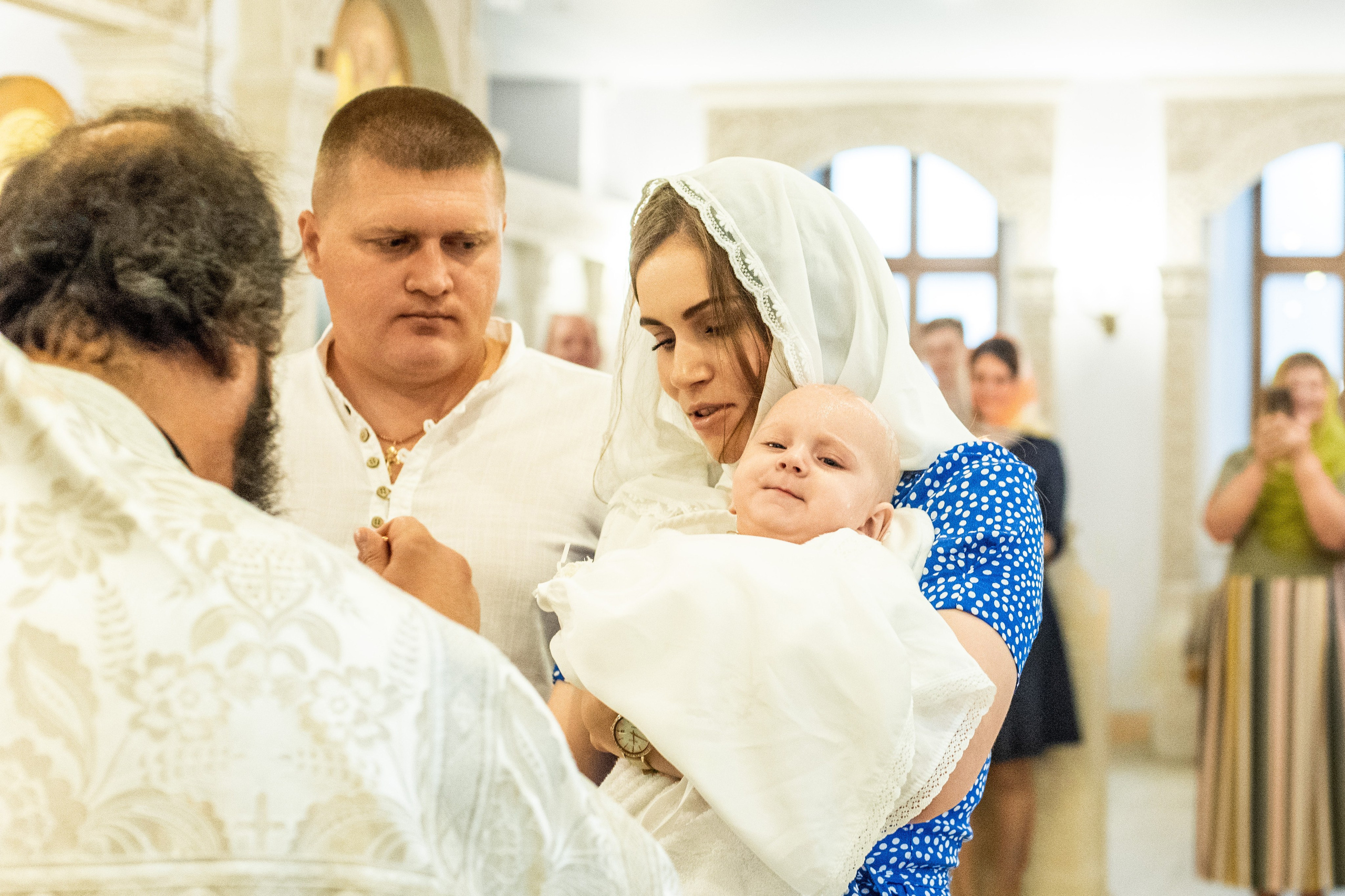 Крещении Ксении. Фотограф Юлия Попова