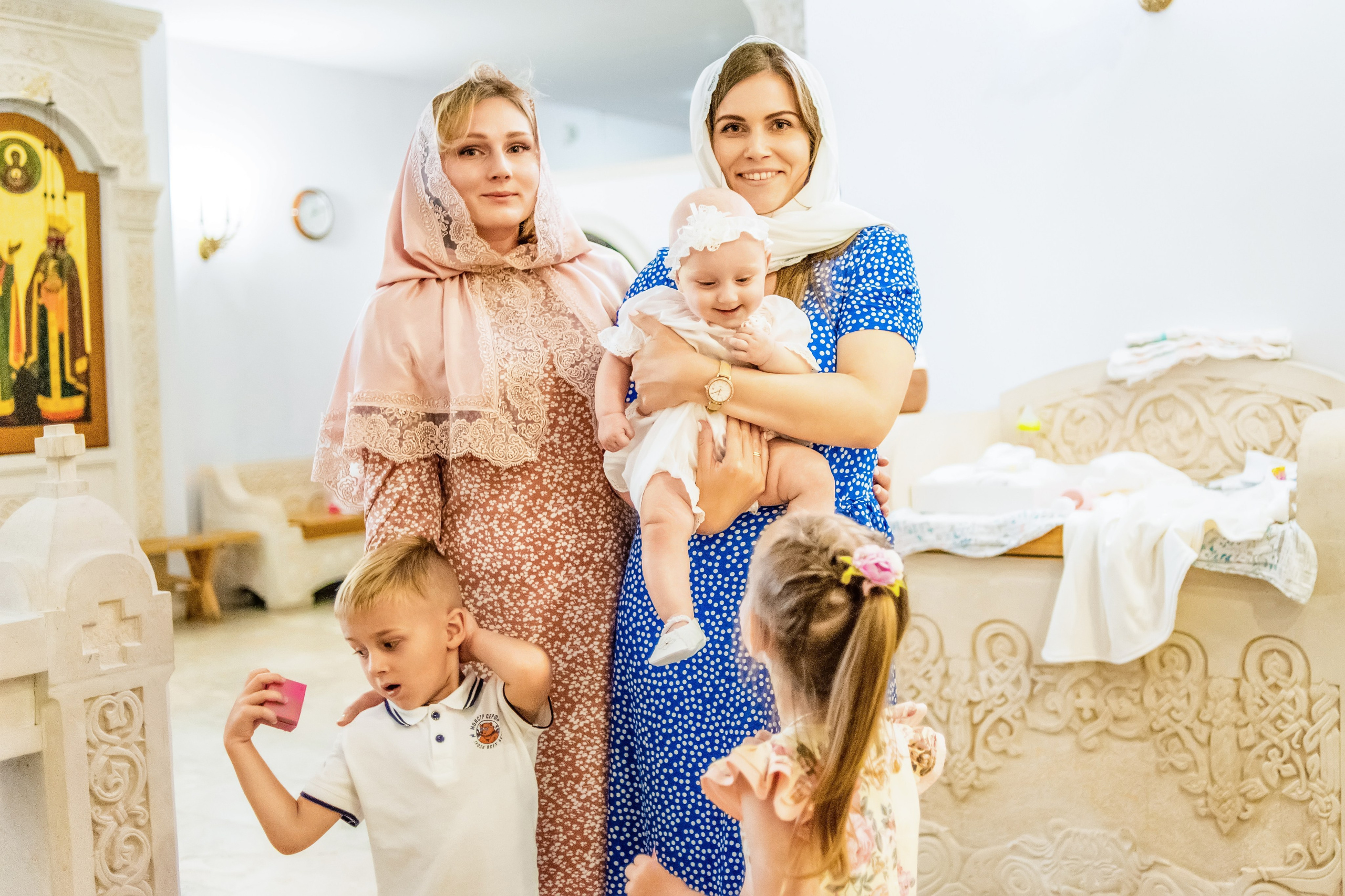 Крещении Ксении. Фотограф Юлия Попова