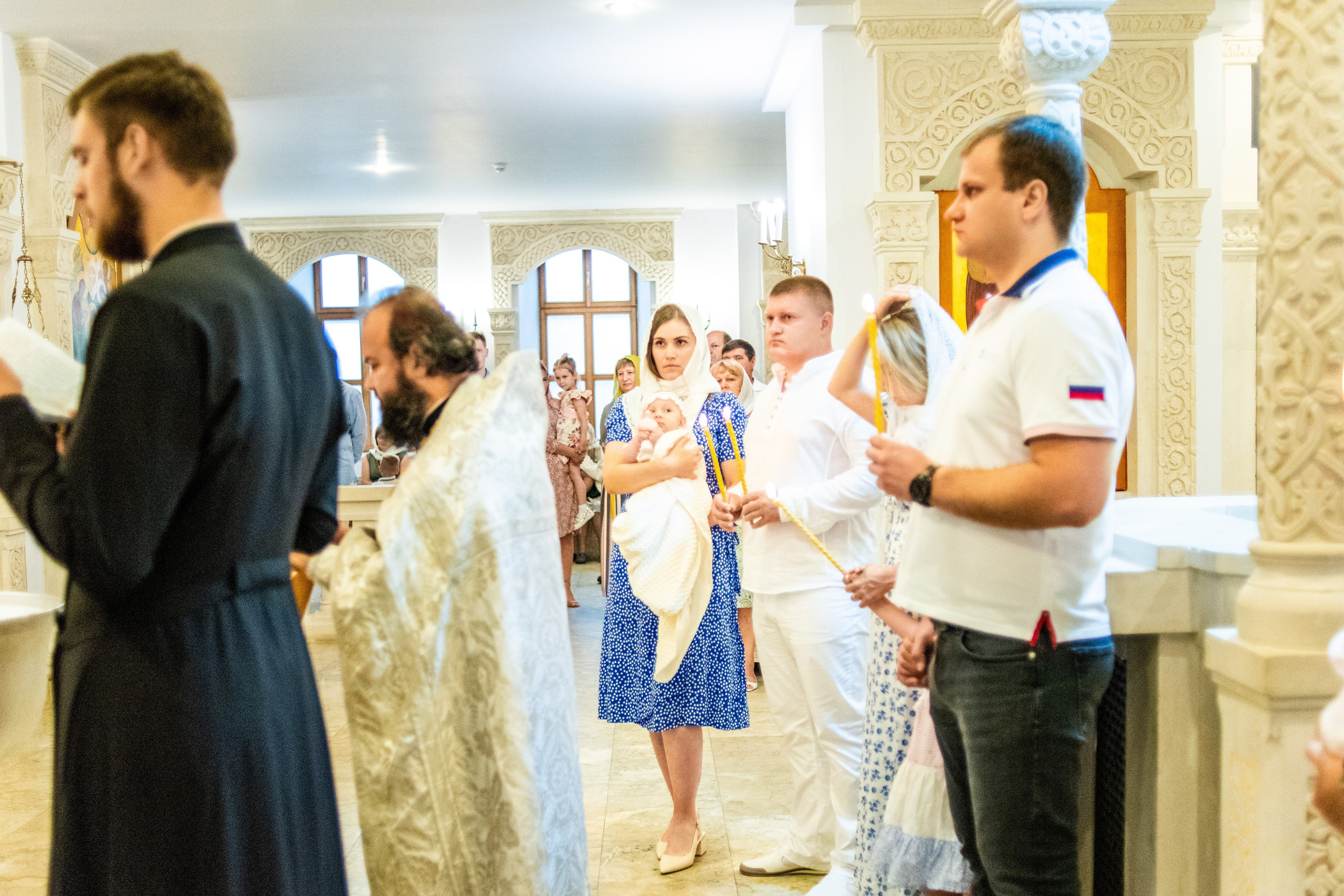 Крещении Ксении. Фотограф Юлия Попова