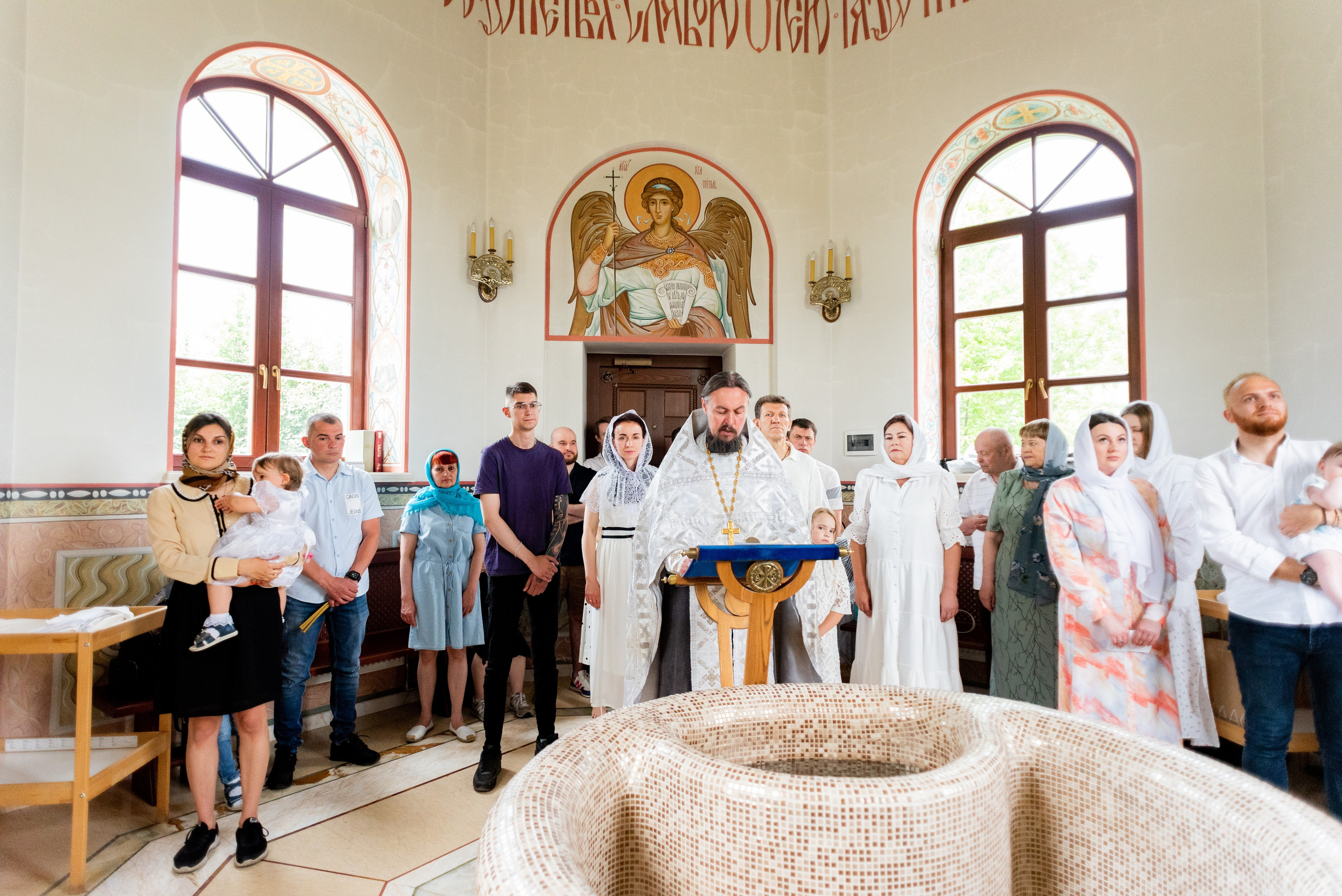 Крещение Ники. Фотограф Юлия Попова