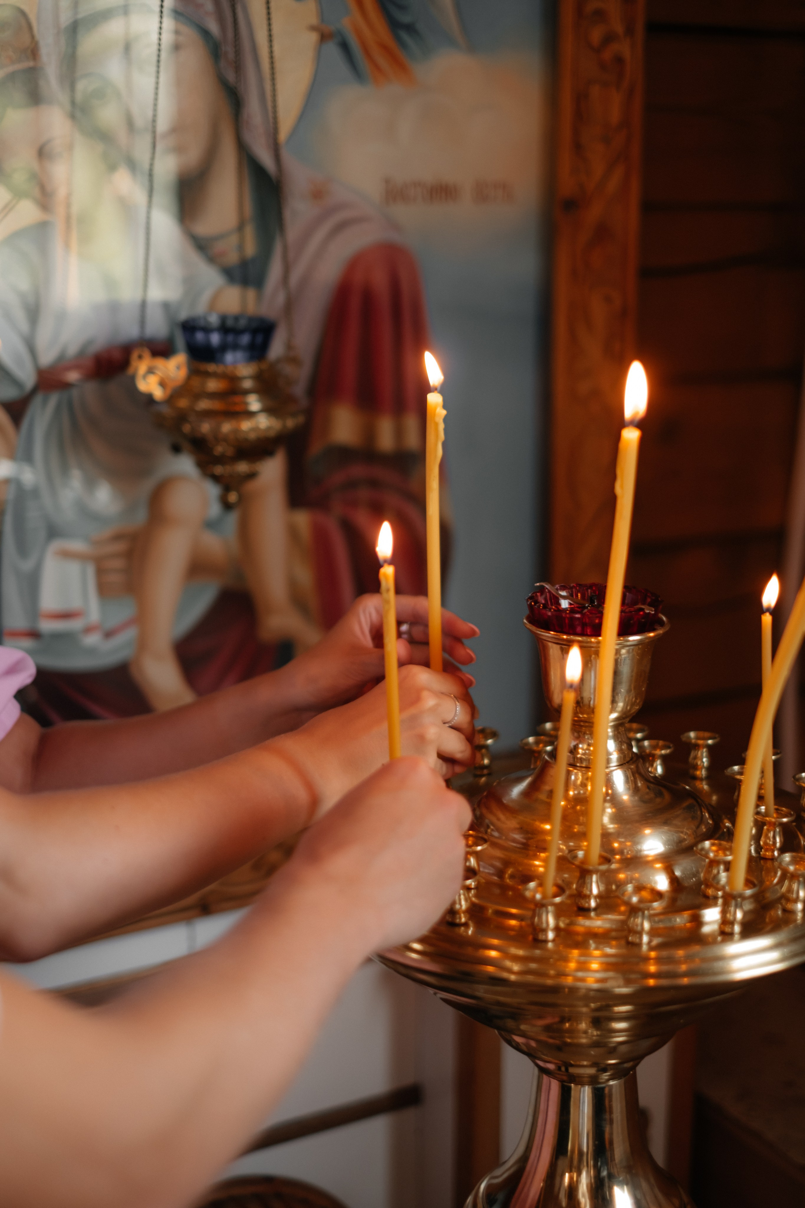 Крещение Таисии. Фотограф в Новосибирске Диана Ильиных