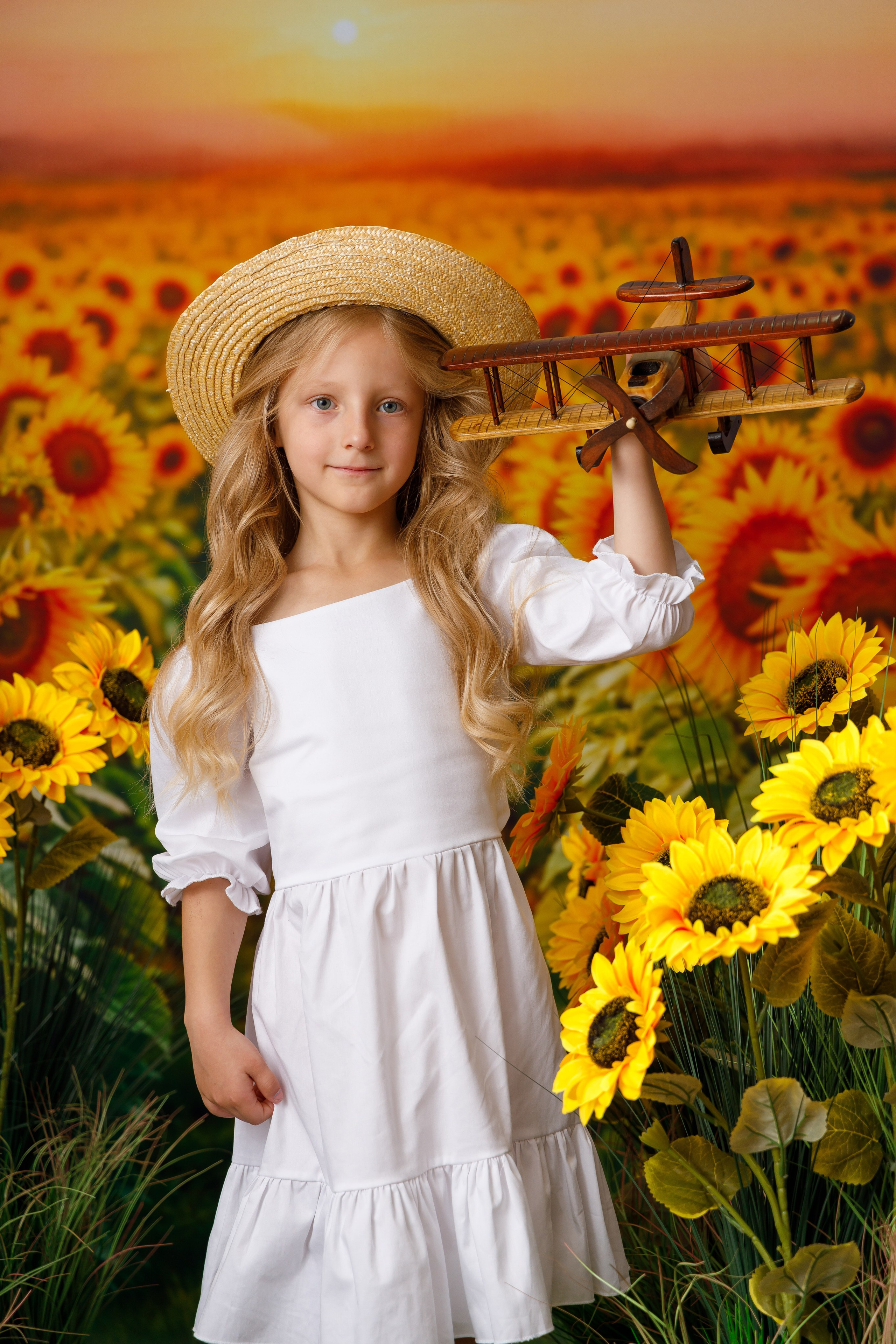 Подсолнухи. Детская фотостудия Москва