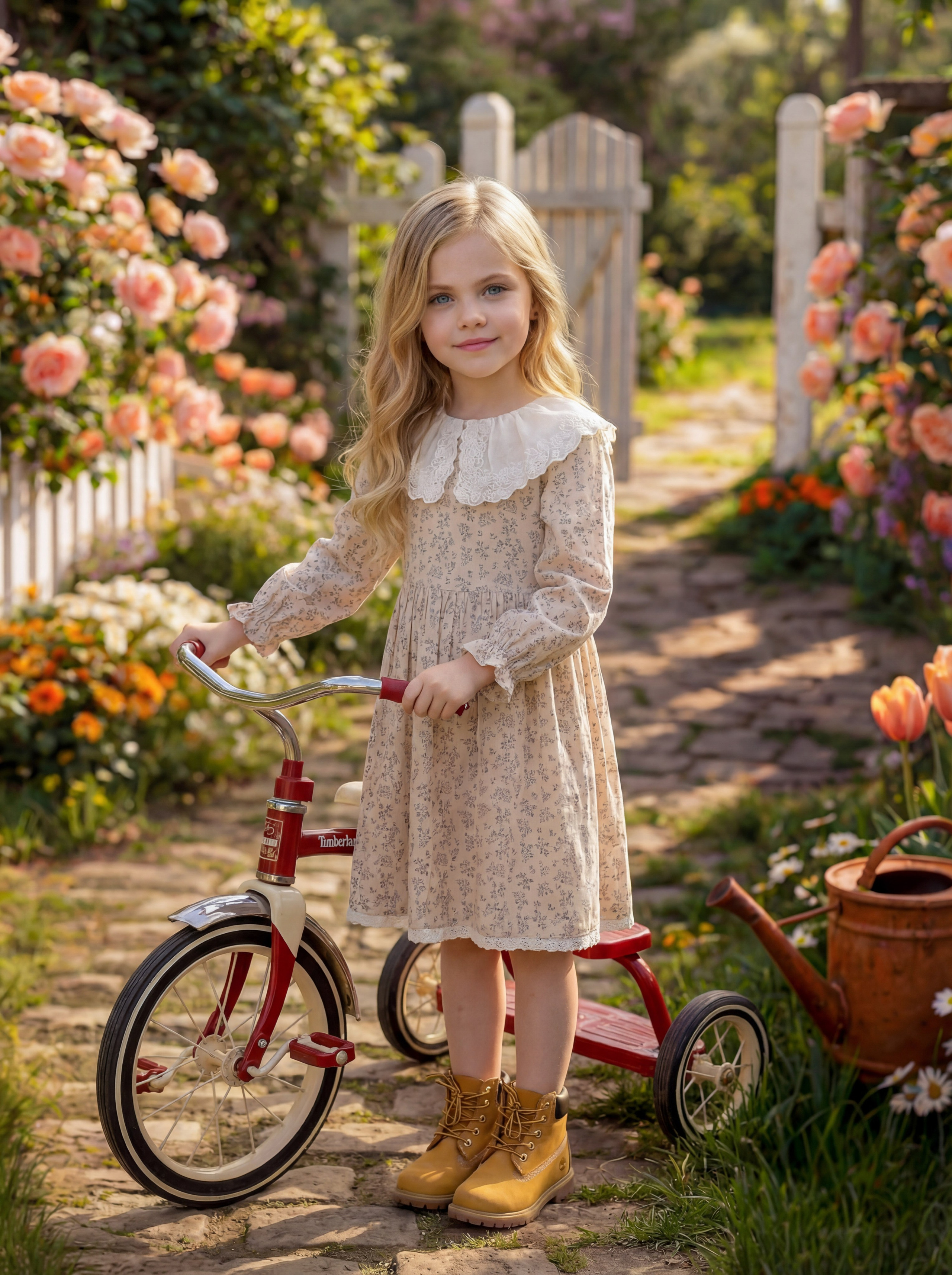 Велосипед Весна. Детская фотостудия Москва