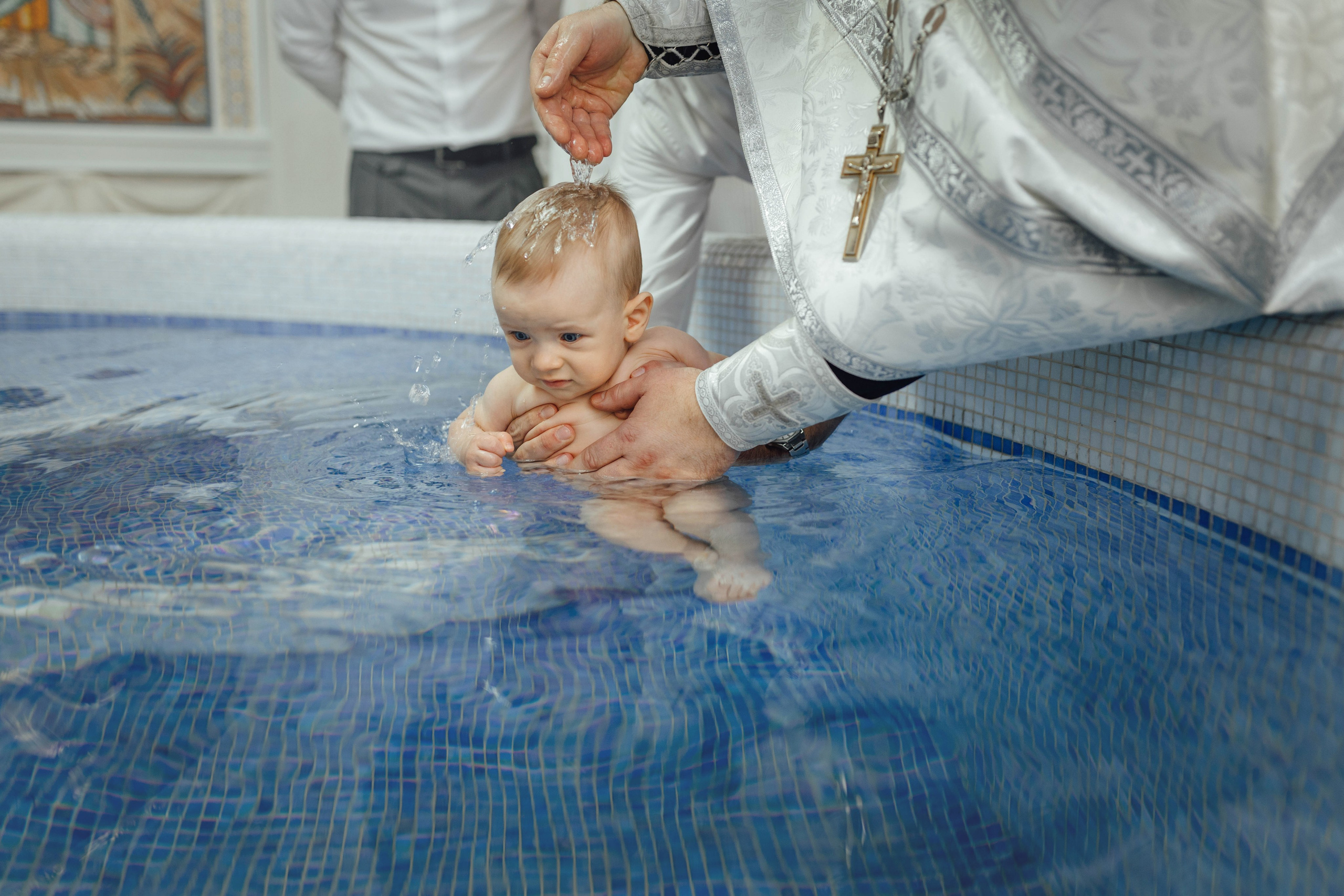 Крещение Демида, храм Святой Троицы, декабрь 2025