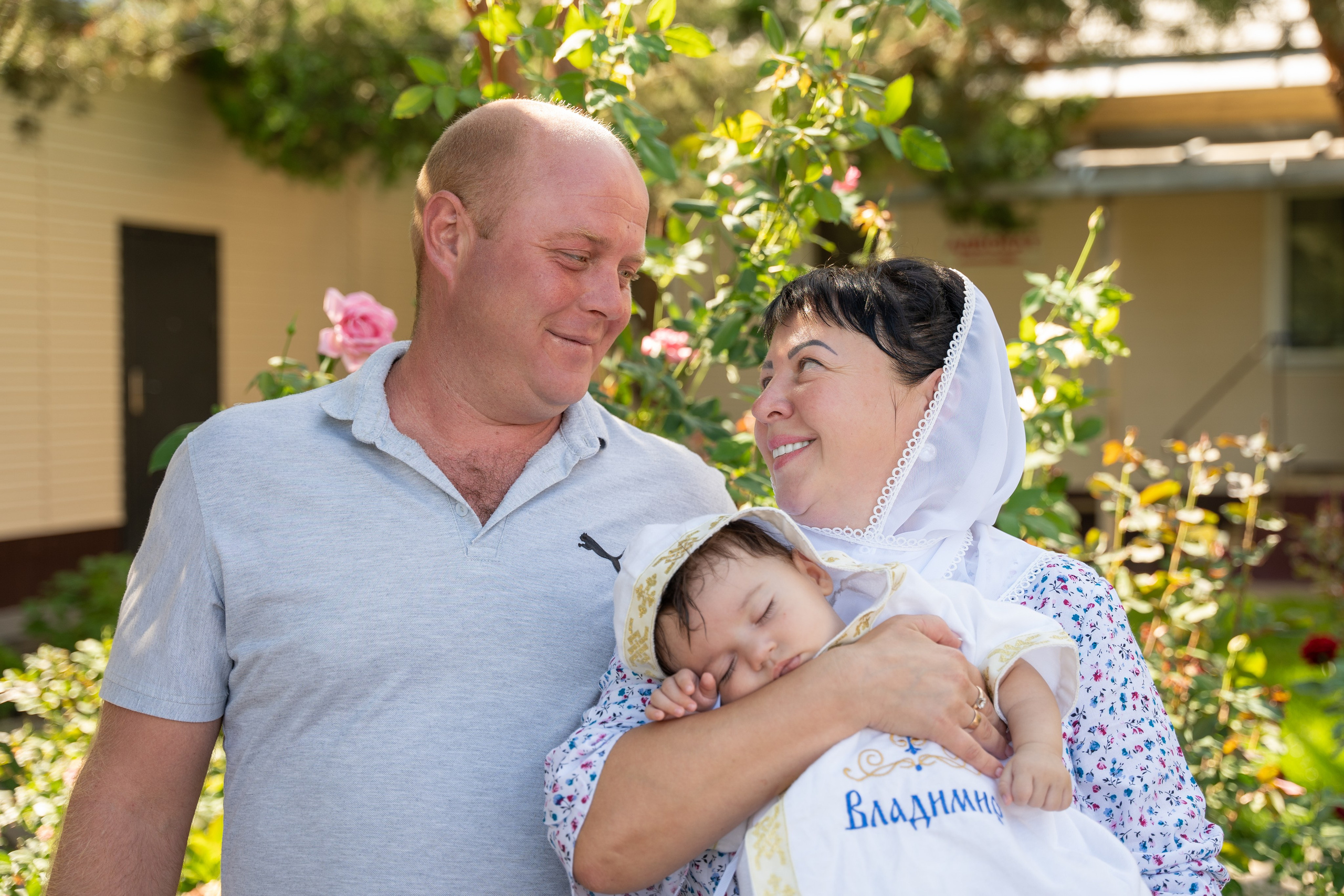 Крещение малыша Владимира: начало духовного пути. Фотограф |Ленинск, Волжский, Волгоград| Наталья Савилова
