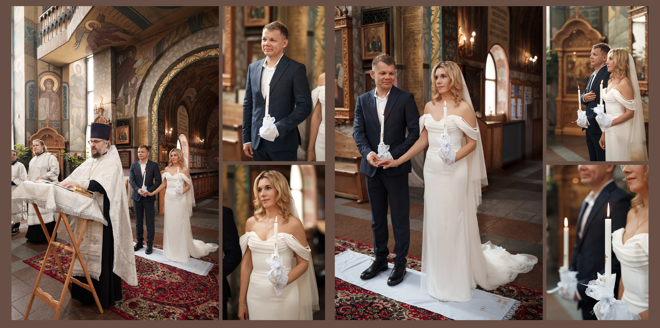 Храм Святого Великомученика Георгия Победоносца на Поклонной Горе, венчание 