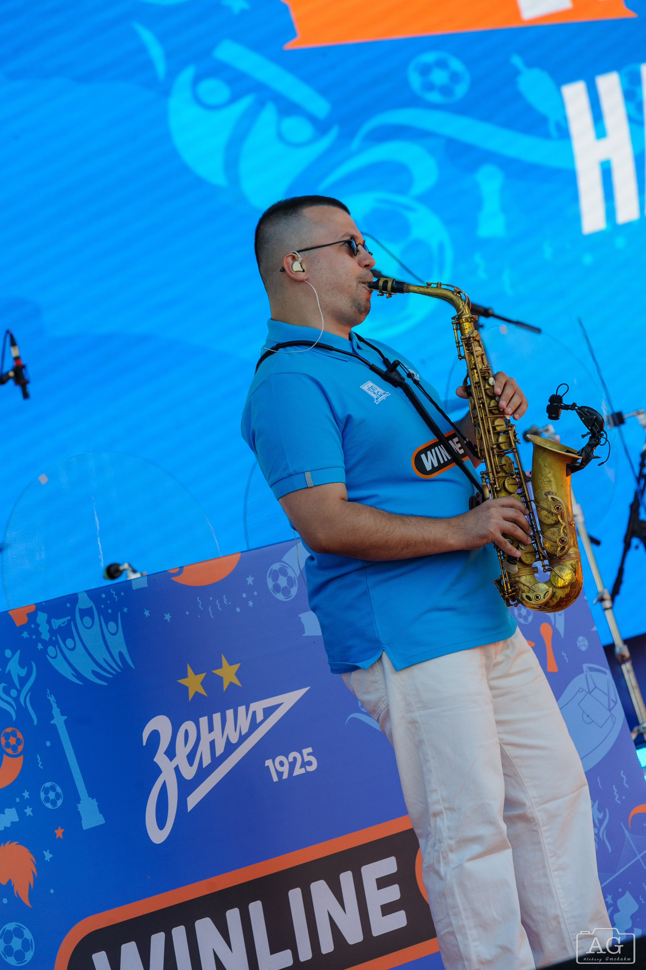 Открытая тренировка ФК «Зенит». Алексей Горчаков. Фотограф на ваш праздник