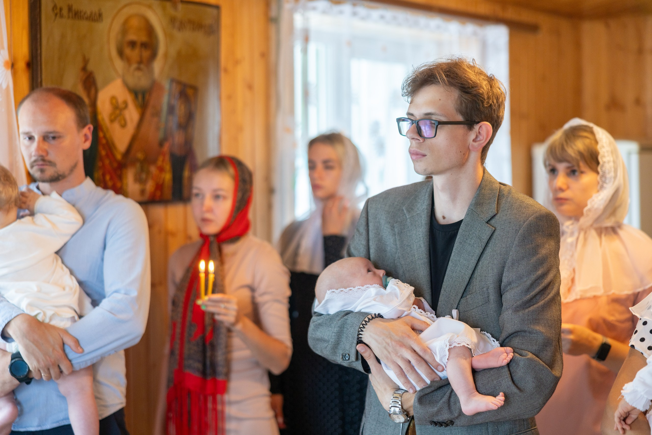 Образец репортажа крещения оригиналы, без искажений, без вспышки, светосильная оптика!. Фотограф в Туле Крупский АнДРей. Фотостудия «КАДР71» в Туле