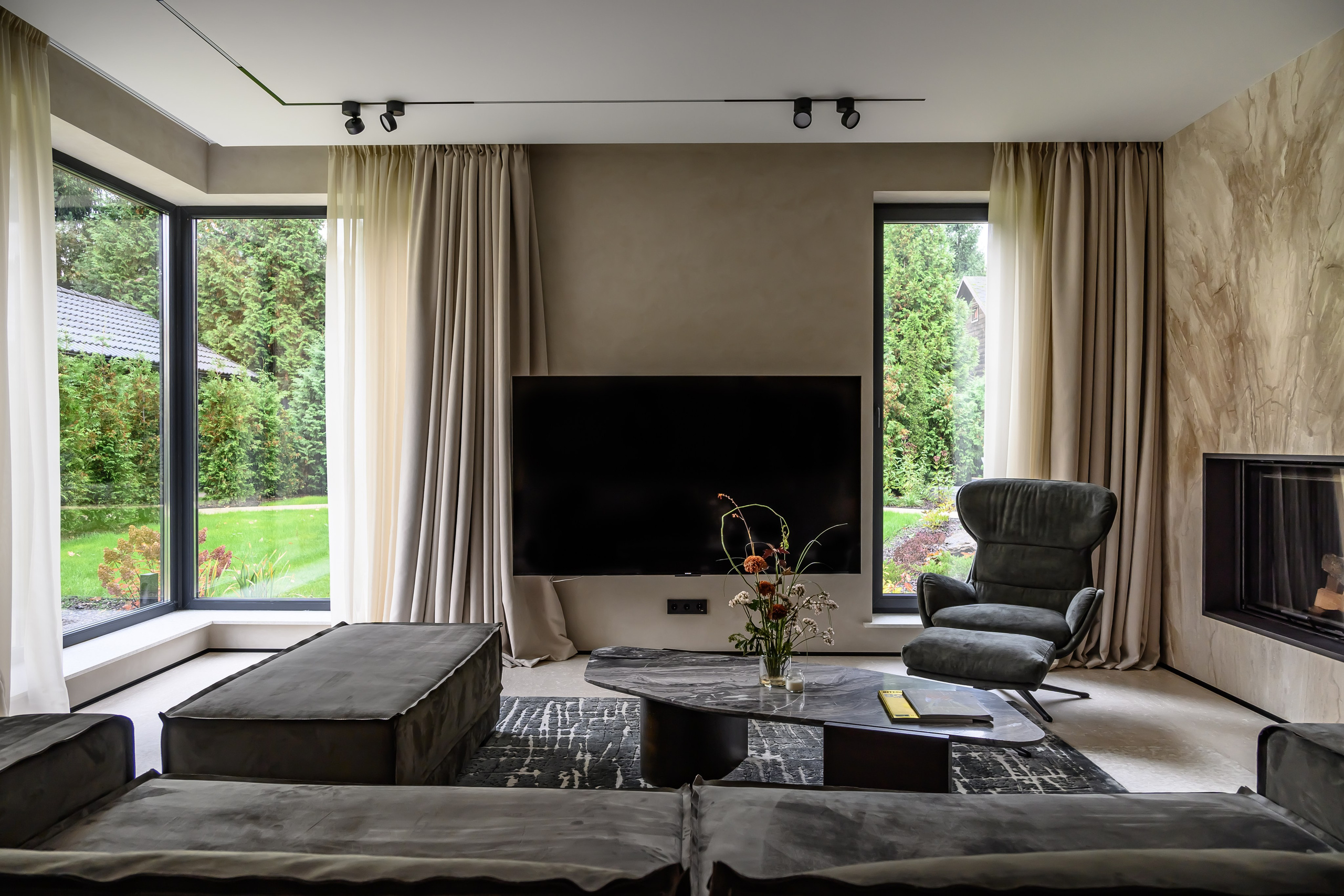 Дом в Загорье. Интерьерный фотограф Юлия Лебедева. Москва