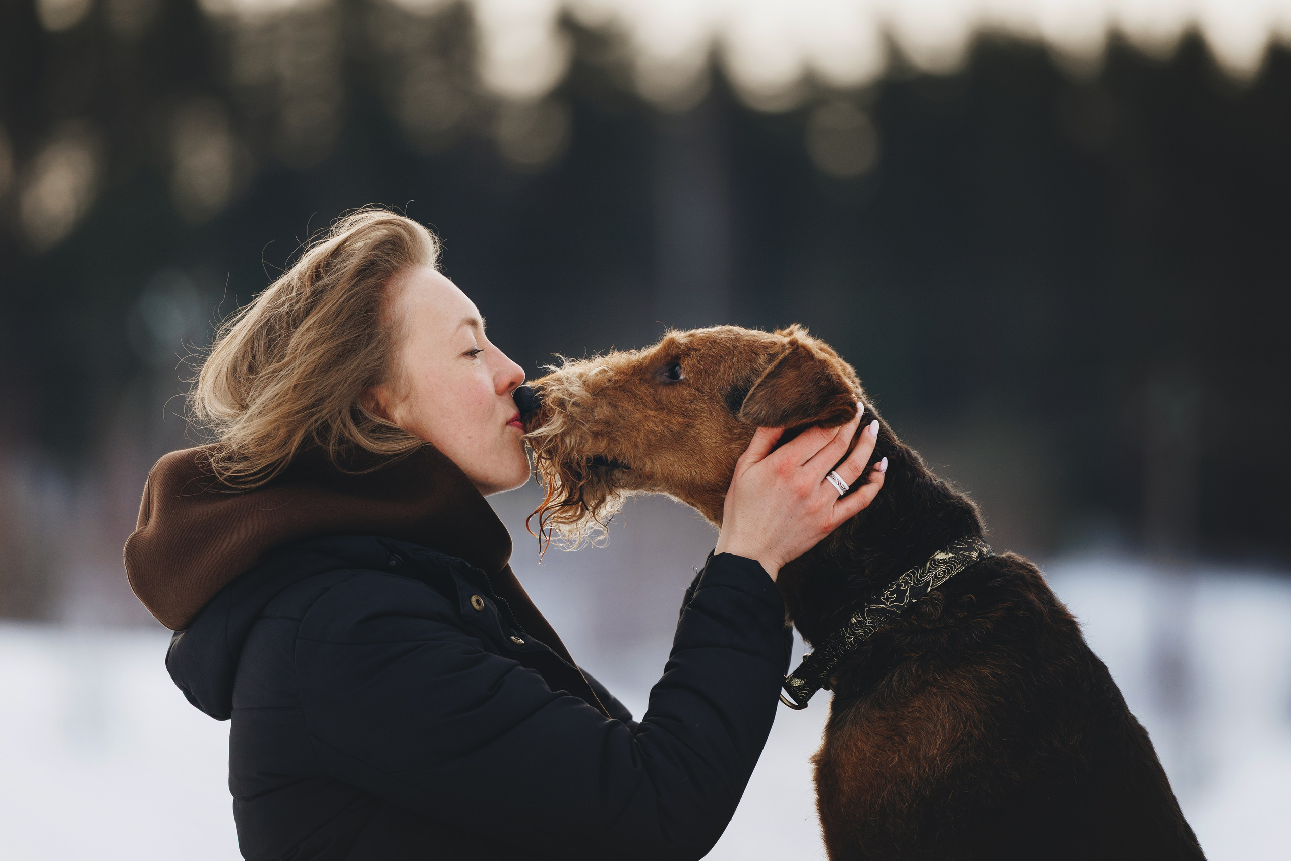 Оля и Хард. Фотограф анималист Осипчикова Мария