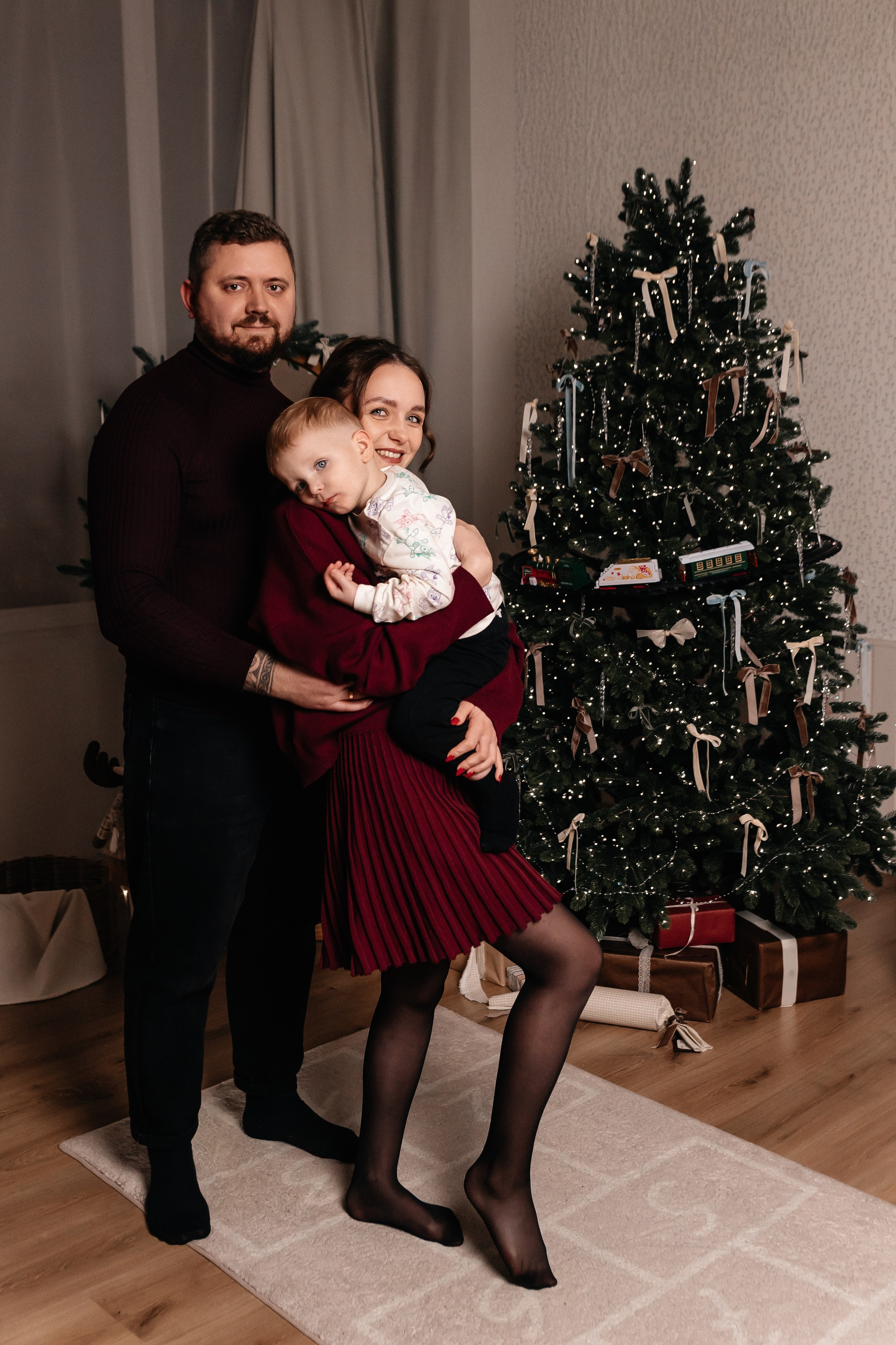 Новогодняя. Семейный фотограф Минск Усова Ольга