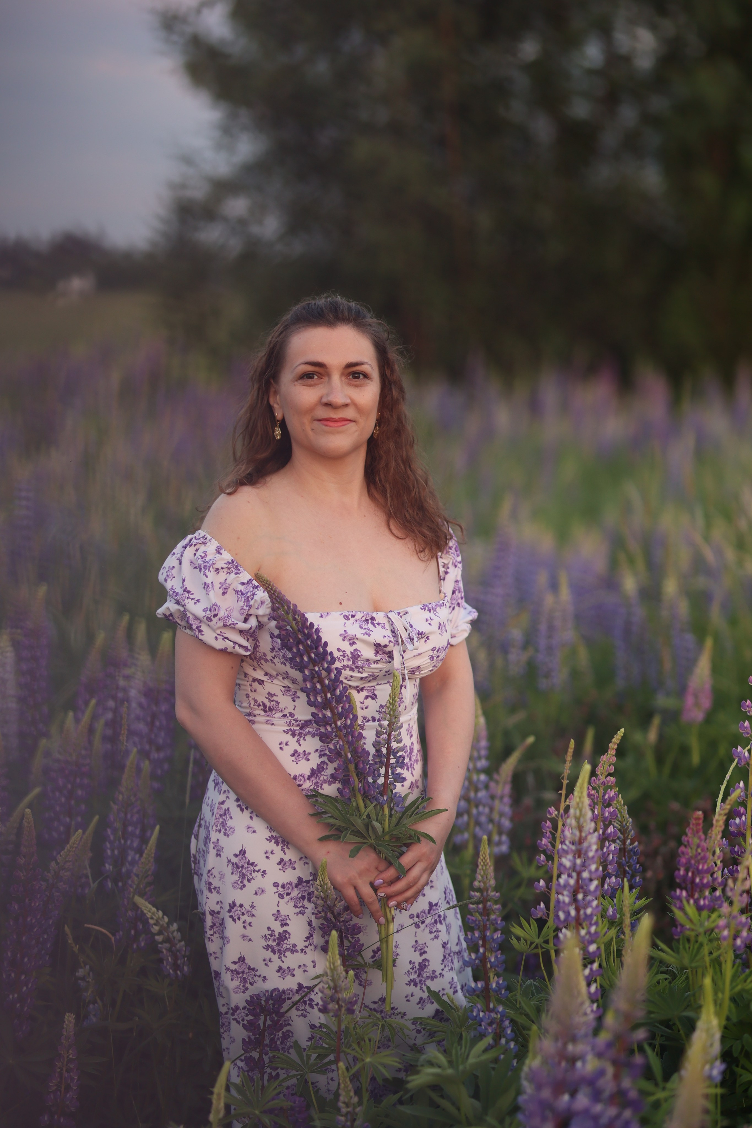 Фотосессия с люпинами. Семейный и свадебный фотограф в Санкт-Петербурге Татьяна Швыкова