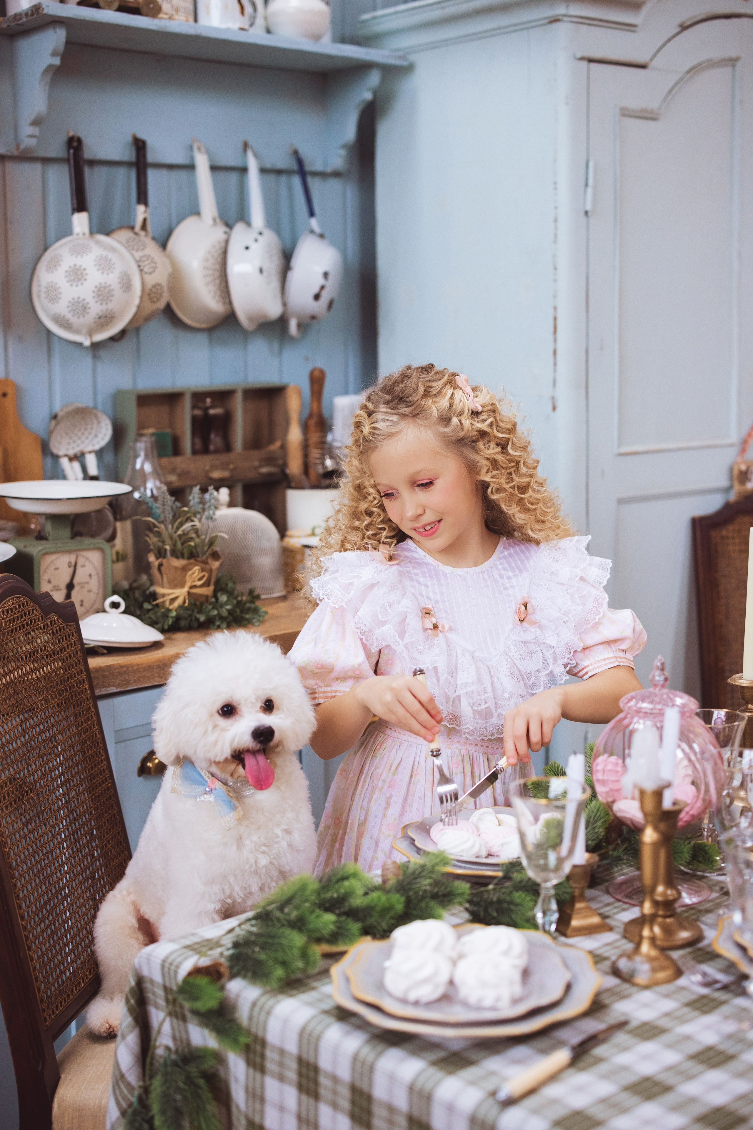 Новогодняя фотосессия в стиле Винтаж. Семейный и детский фотограф в Краснодаре Анна Трашкова