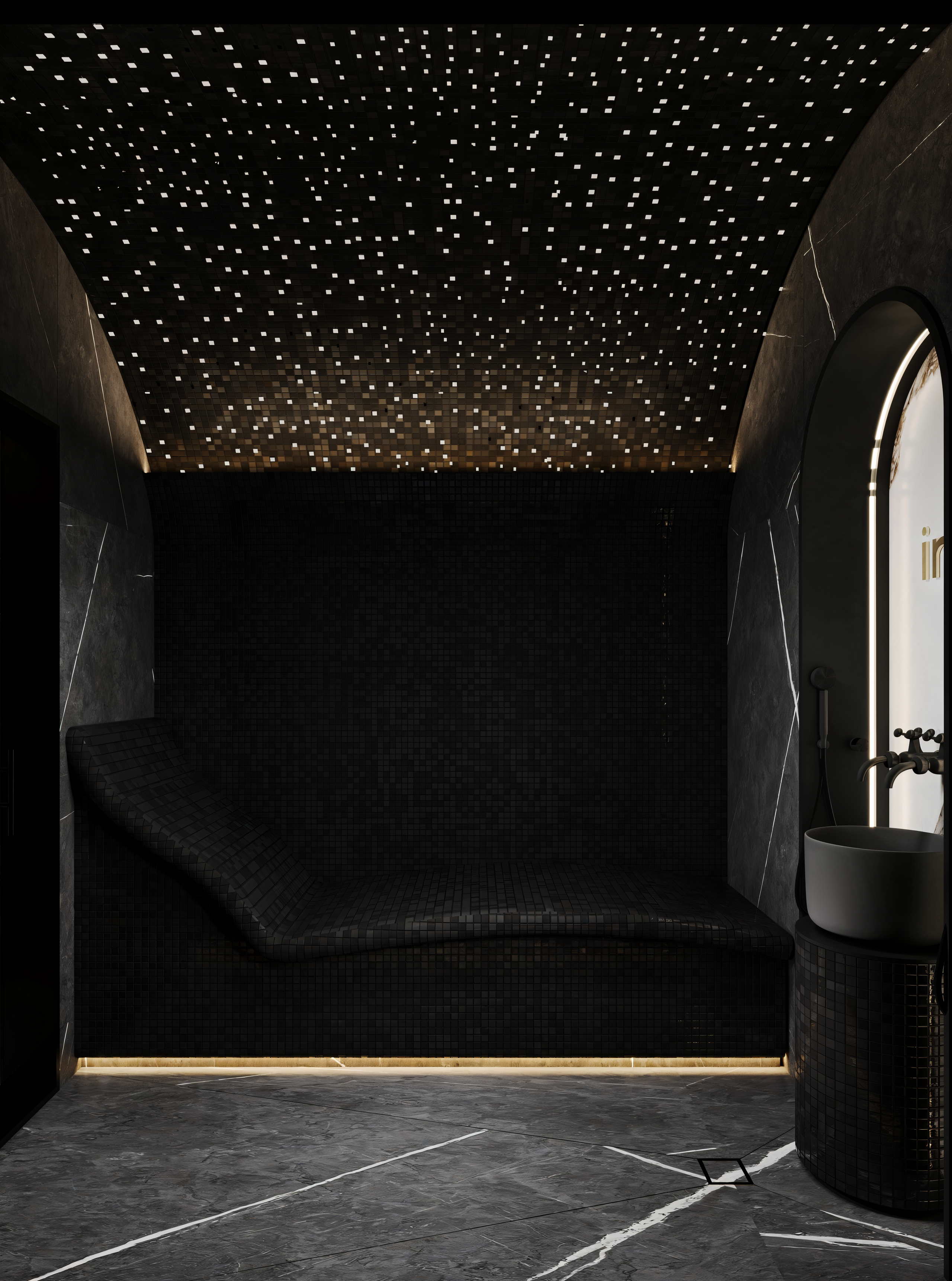 Спа салон IRDO г. Пермь. 3D Визуализация интерьера