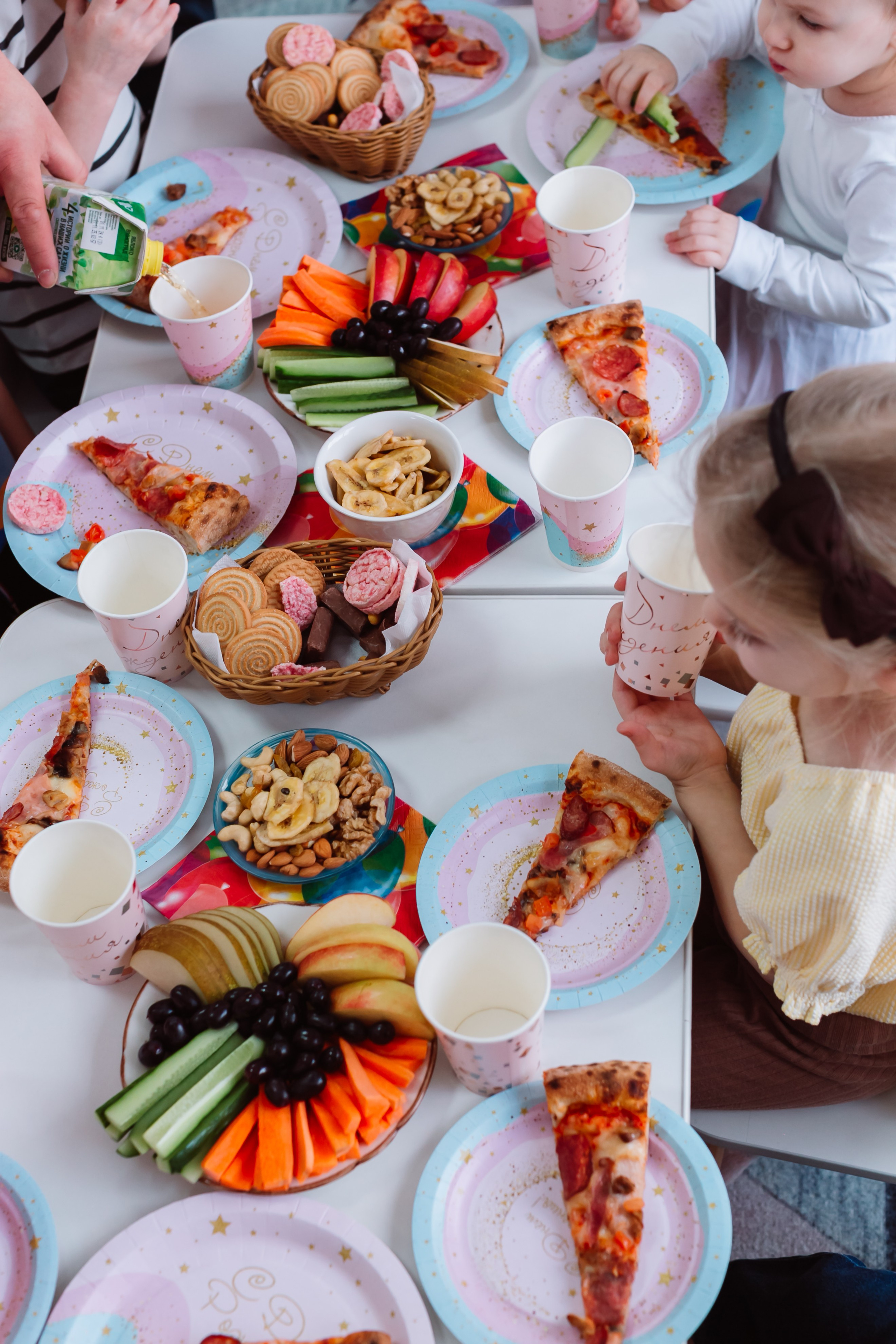 семейный детский фотограф на день рождения новосибирск пицца