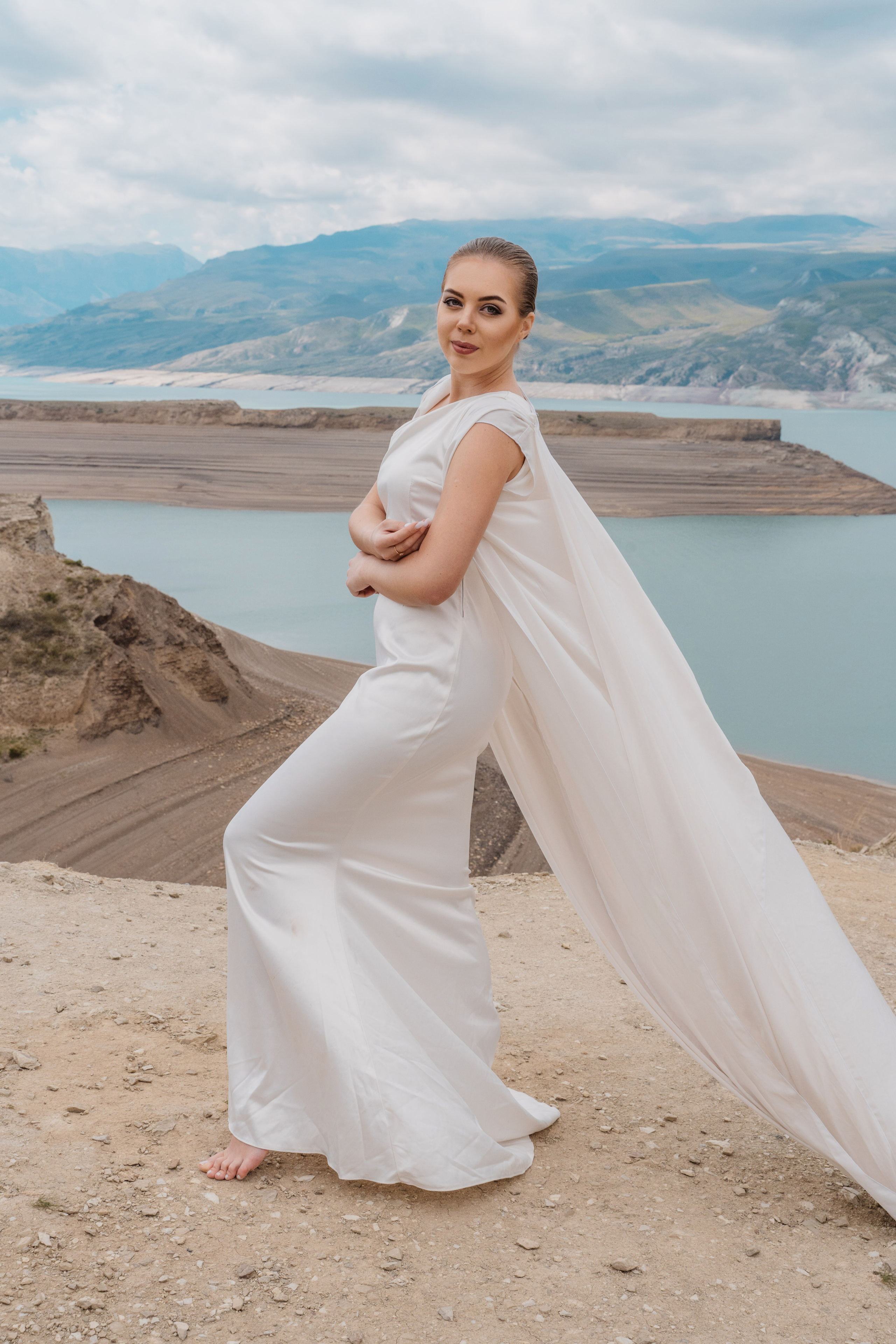 Фотосессия на Чиркейском водохранилище. Свадебный фотограф в Осетии Этери Плиты