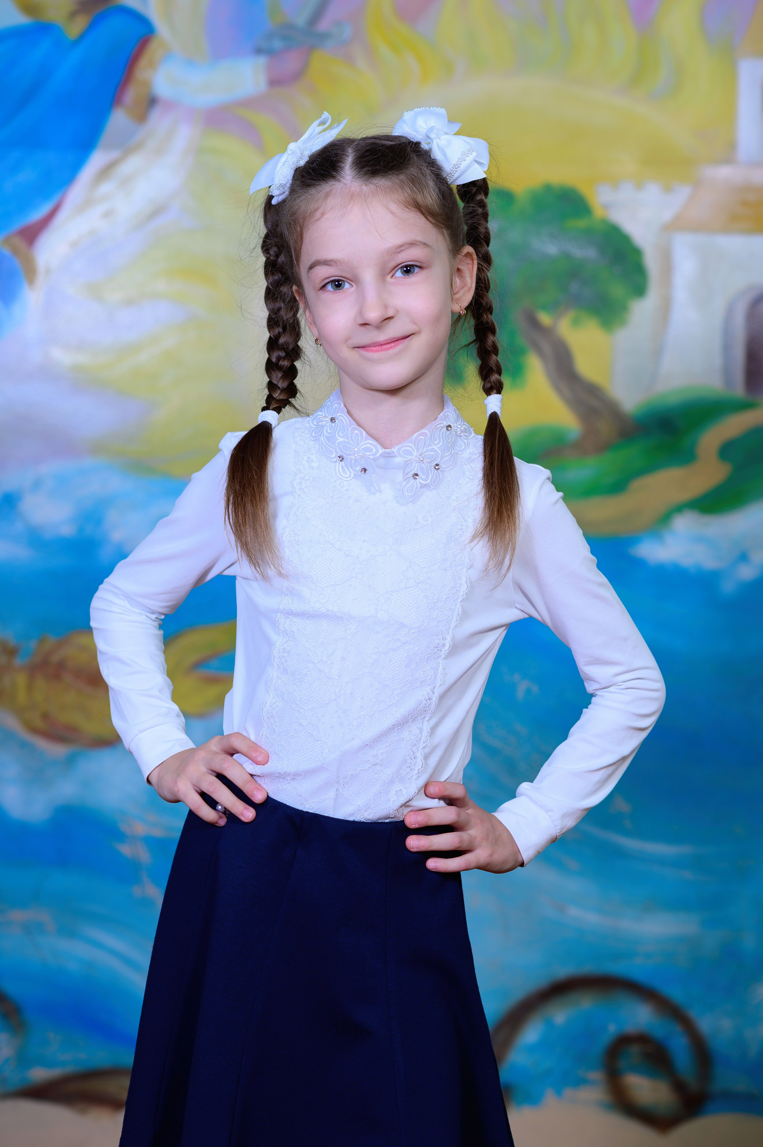 Портрет и общая фотография класса. Выпускной школьный альбом в Москве / Школьный фотограф Юлия Михайленко