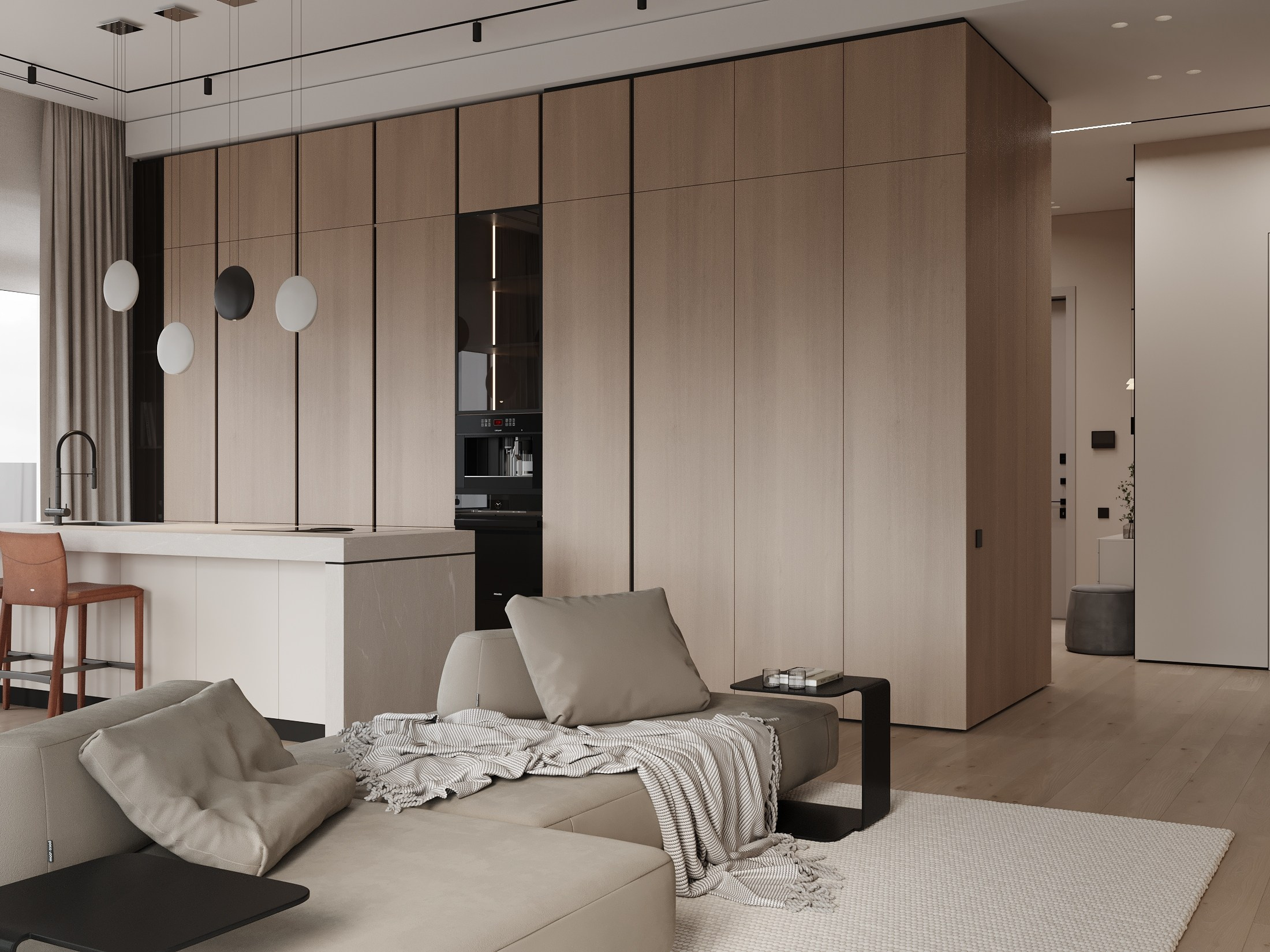 ЖК Снегири 189.0 кв.м. Дизайнер интерьера и 3D визуализатор Ванчугова Ольга