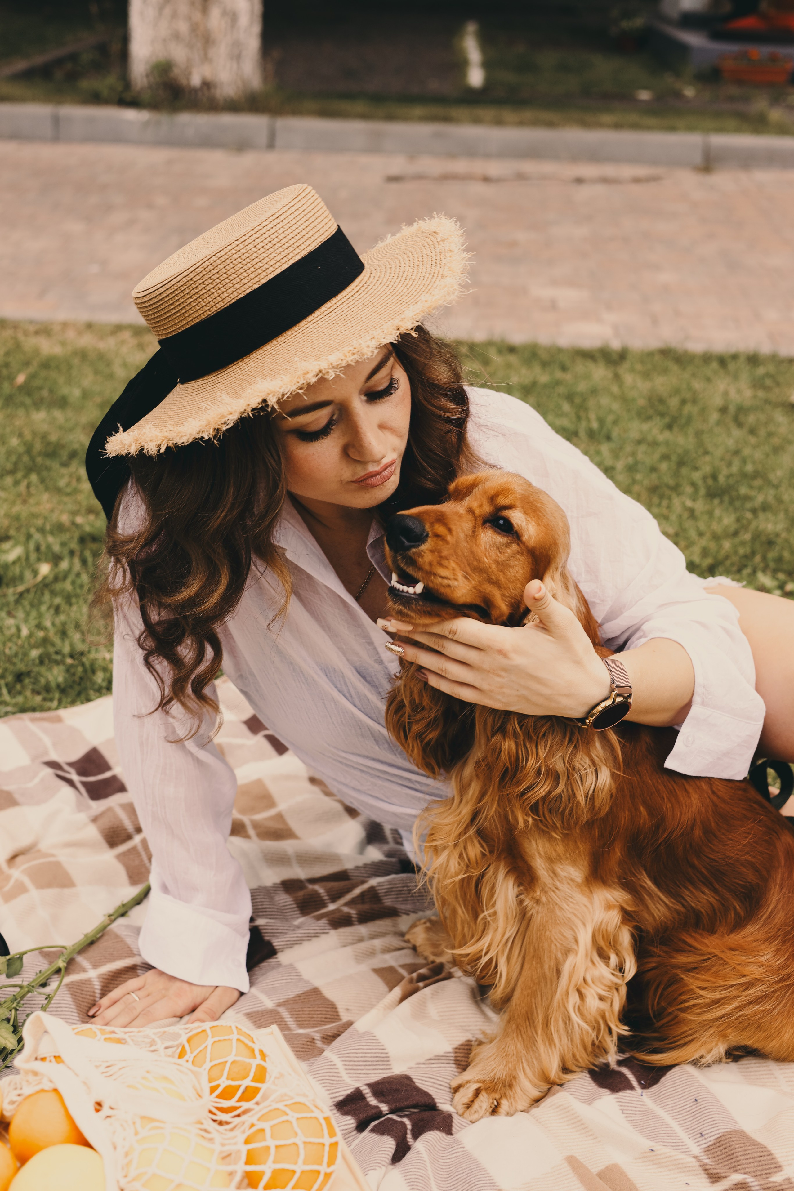 Фотопроект «Пикник со спаниелем». Фотограф Мария Лаенко